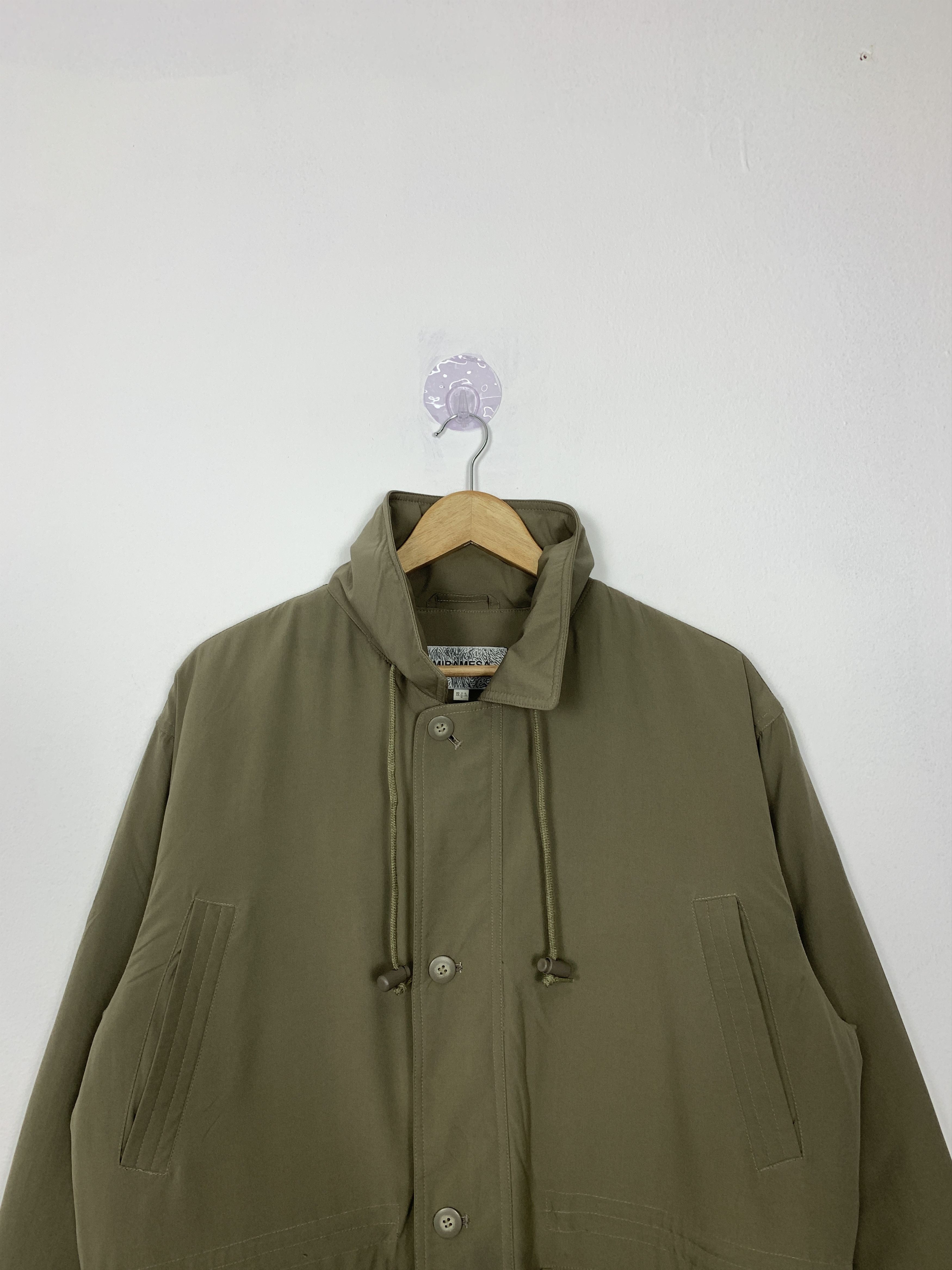 Japanese Brand Vintage Miramesa Quilted Lining Hoodie Parkas J0984 Size US M / EU 48-50 / 2 - 2 Thumbnail