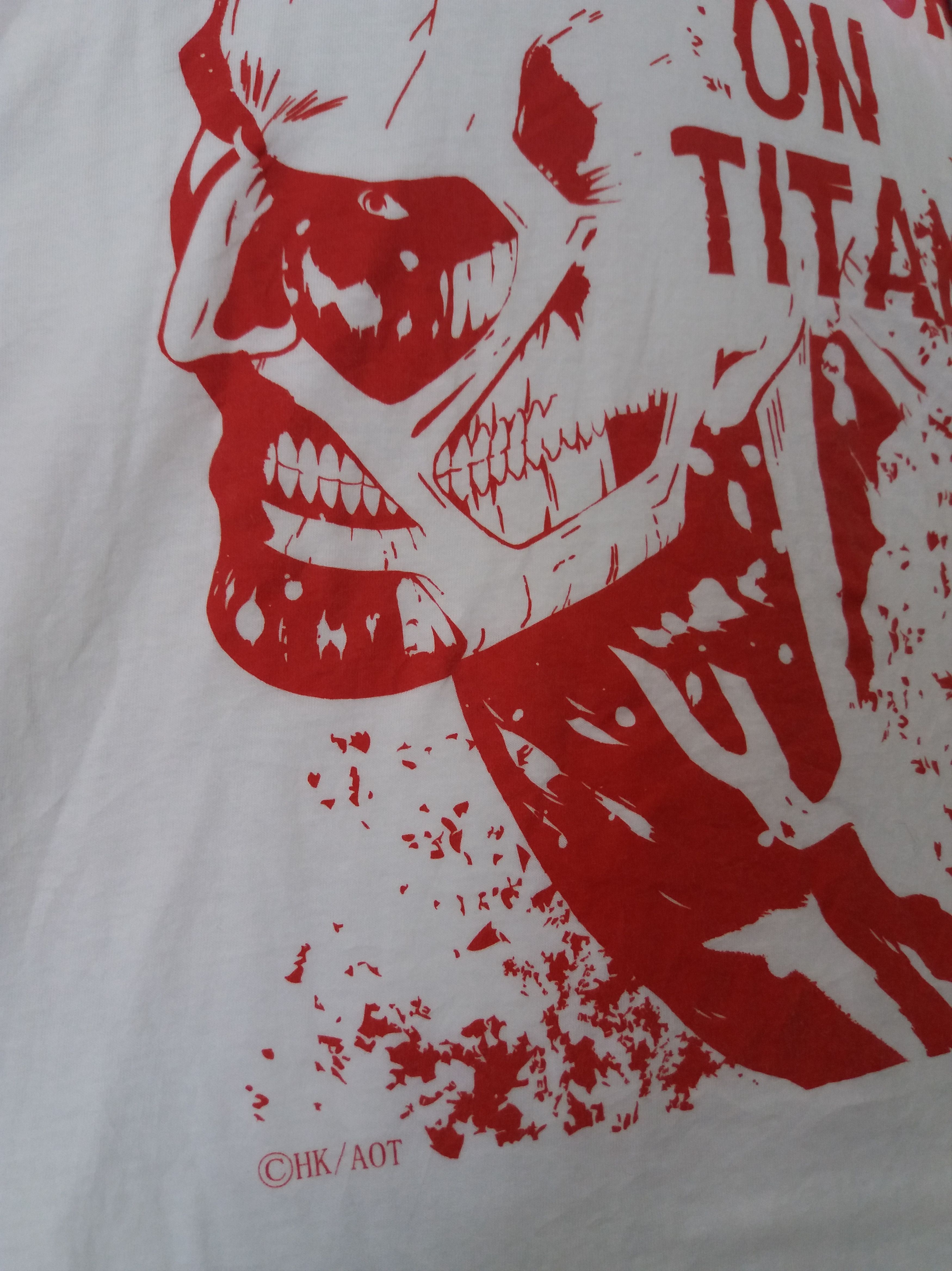 Cartoon Network Attack On Titan Anime Japenese Manga T-shirt Size US L / EU 52-54 / 3 - 4 Thumbnail