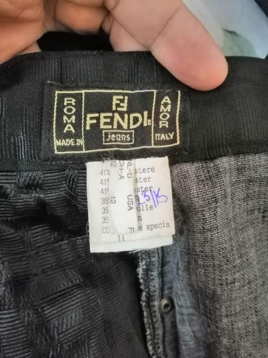 Fendi Vintage Fendi zucca monogram pants Size 28 Fendace Size US 28 / EU 44 - 11 Thumbnail