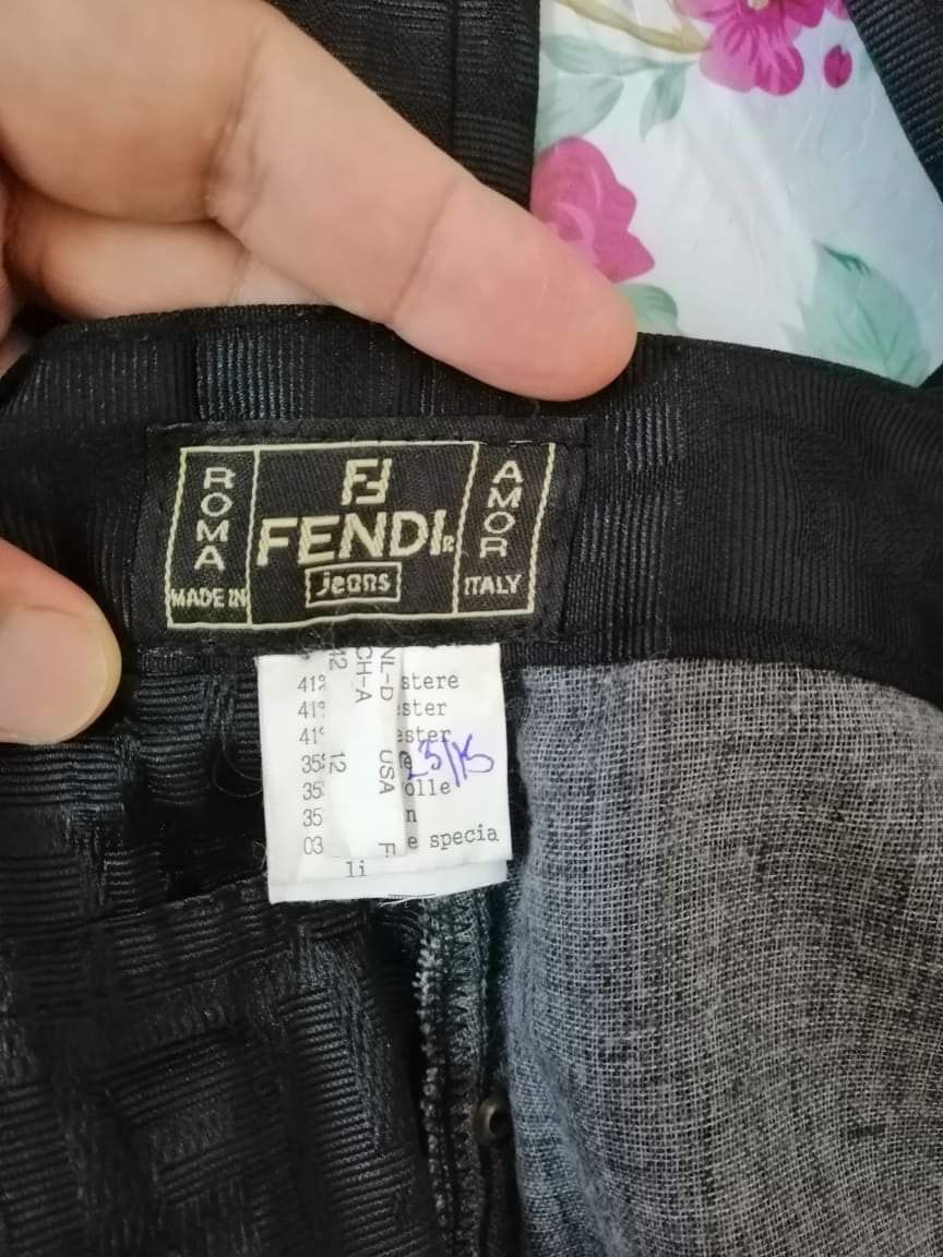 Fendi Vintage Fendi zucca monogram pants Size 28 Fendace Size US 28 / EU 44 - 10 Thumbnail