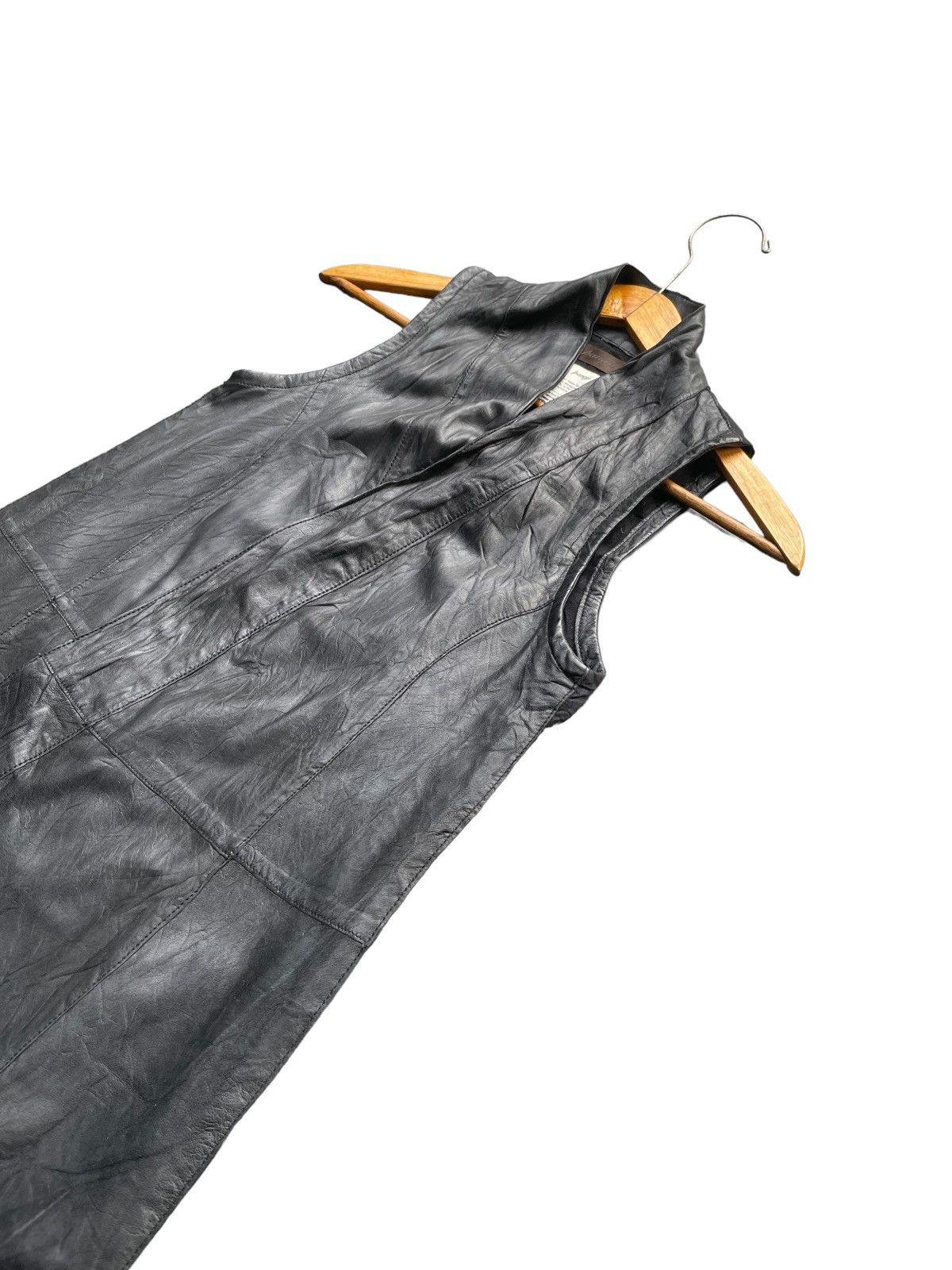 Japanese Brand × Leather Japan Panaji Long Leather Vest Size S / US 4 / IT 40 - 2 Thumbnail