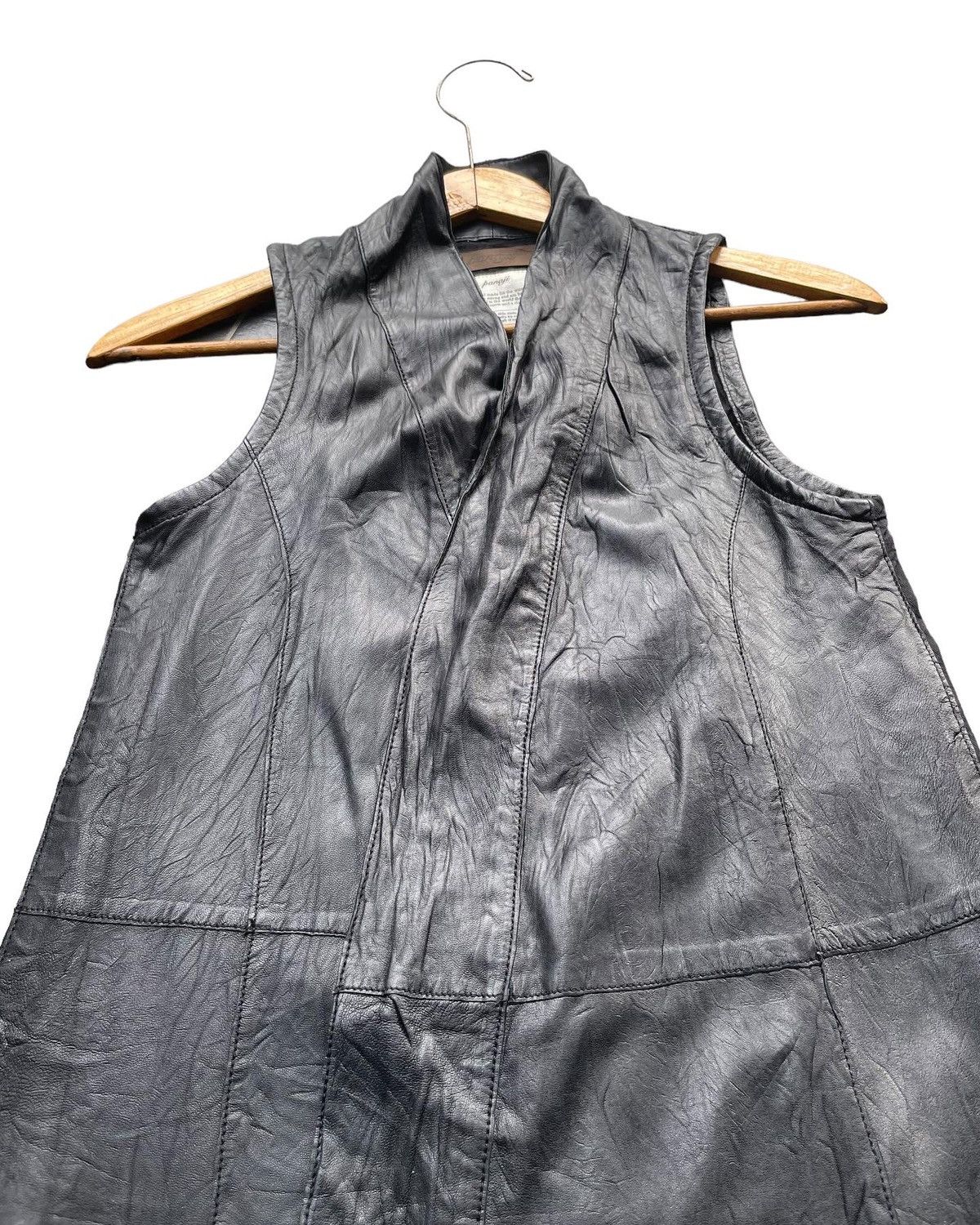 Japanese Brand × Leather Japan Panaji Long Leather Vest Size S / US 4 / IT 40 - 9 Thumbnail