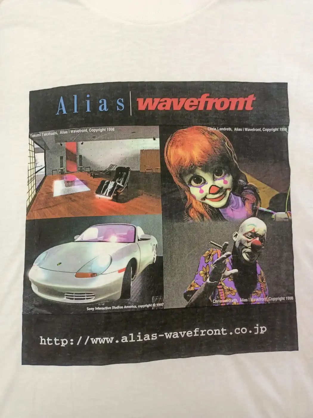 Microsoft Vintage 98 Alias Wavefront Graphic Card Gaming Shirt Size US L / EU 52-54 / 3 - 10 Thumbnail