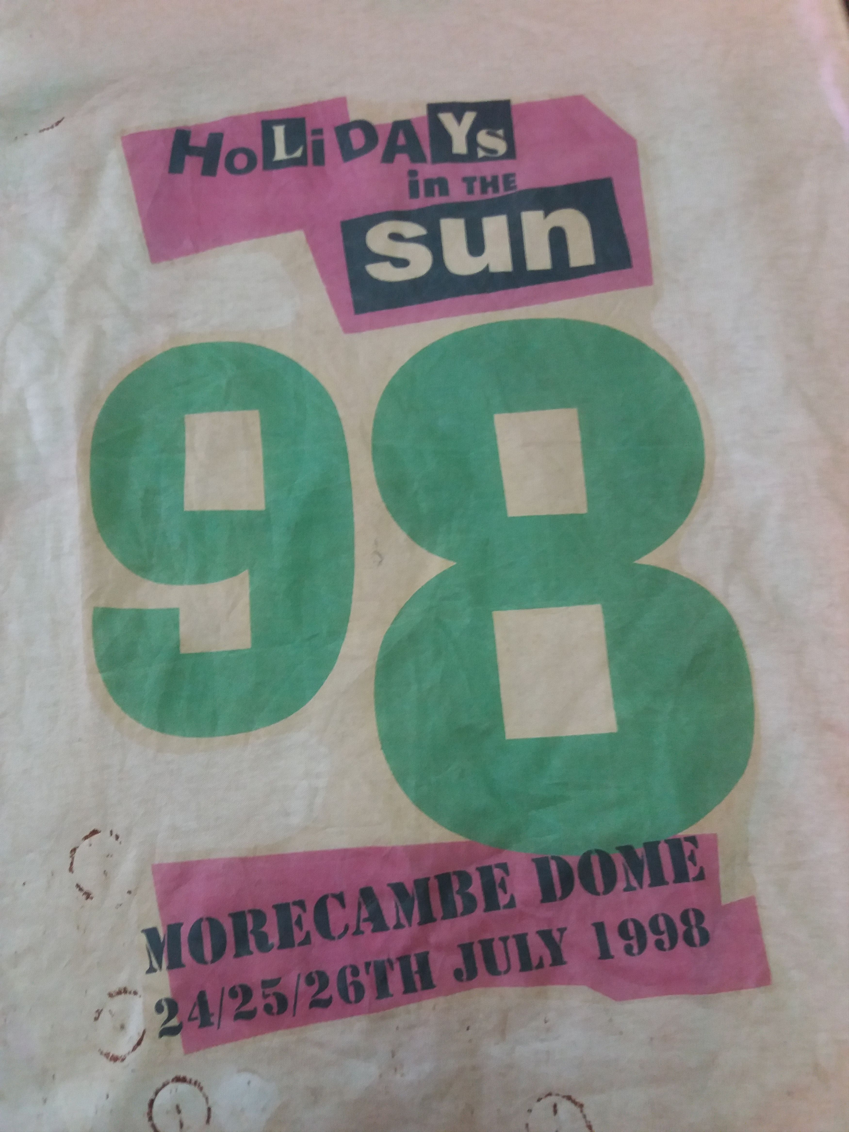 Band Tees Vintage Holidays in The Sun 98 Punk Festival/Morecambe Dome Size US L / EU 52-54 / 3 - 3 Thumbnail