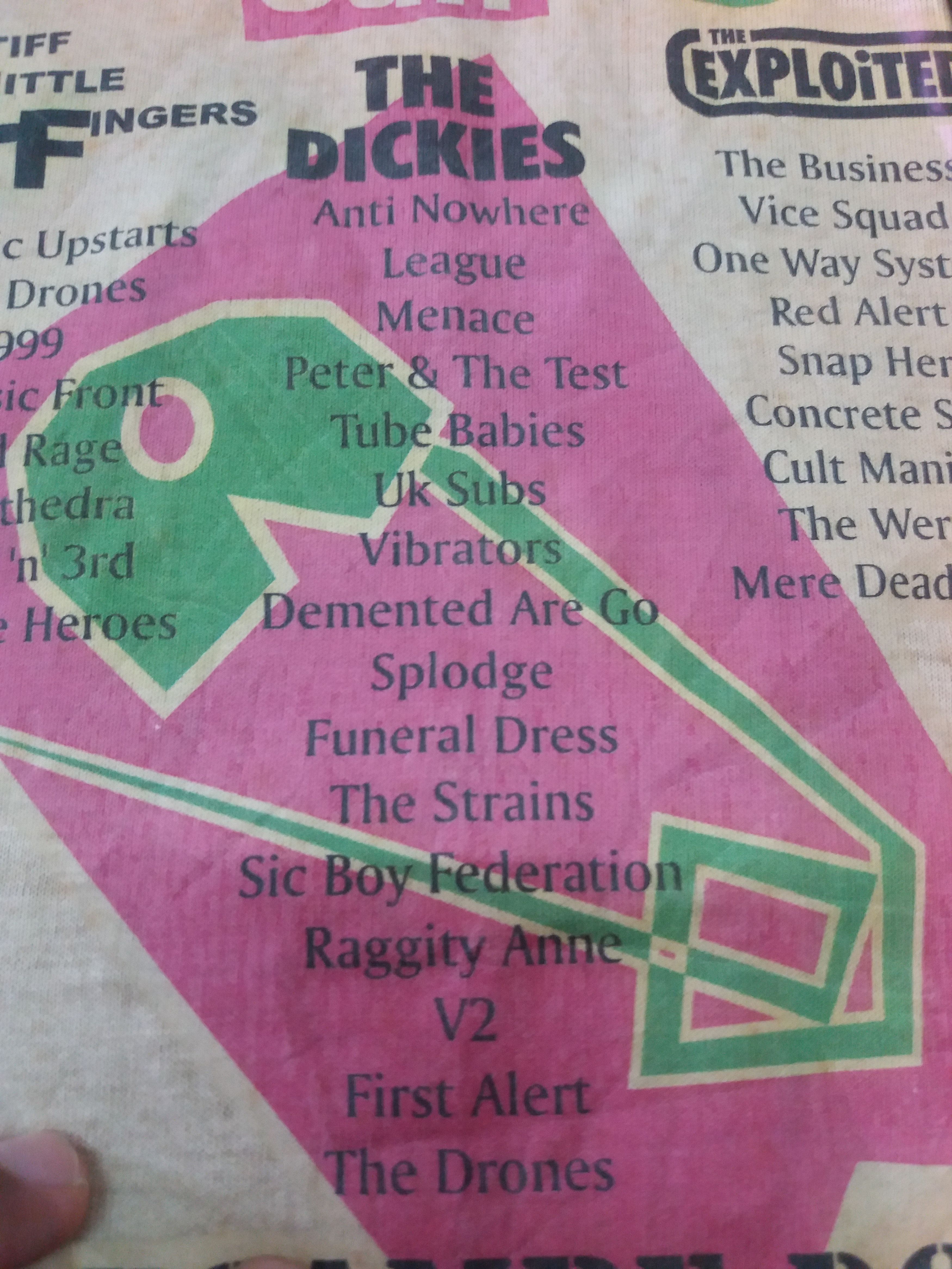 Band Tees Vintage Holidays in The Sun 98 Punk Festival/Morecambe Dome Size US L / EU 52-54 / 3 - 11 Thumbnail