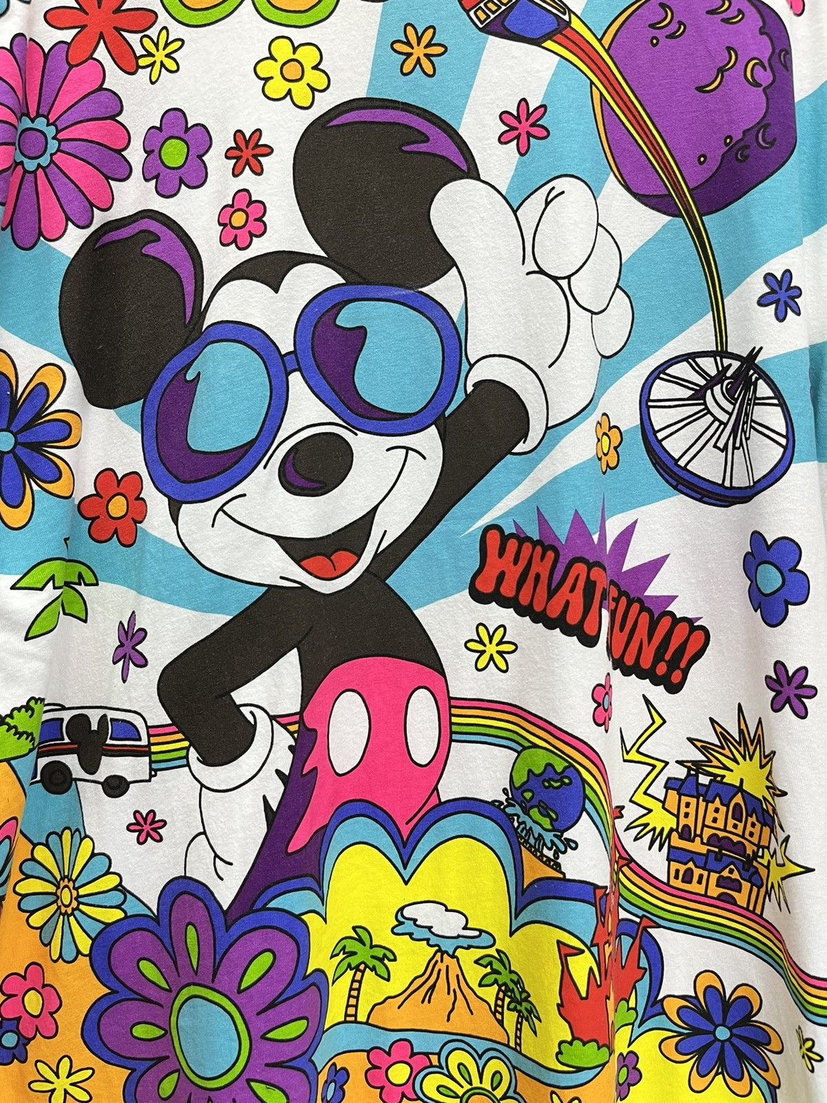 Disney MICKEY TOKYO DISNEY Fun SpringSummer Murakami Flower Design Size L / US 10 / IT 46 - 2 Thumbnail
