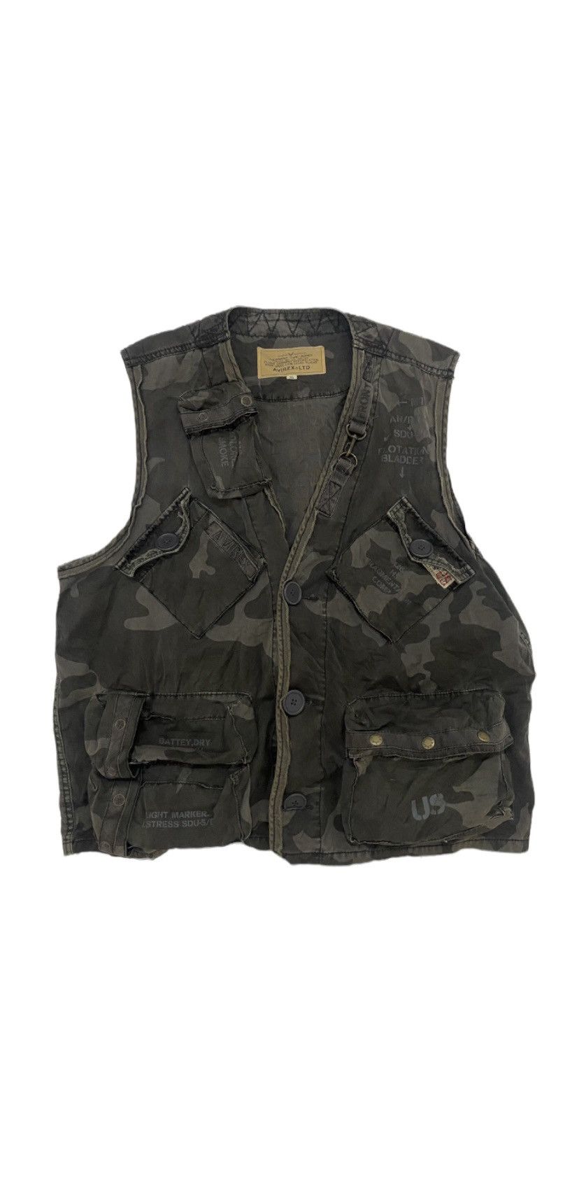 Avirex 🔥Vintage🔥 Avirex Analog Vest Jacket Size US L / EU 52-54 / 3 - 1 Thumbnail