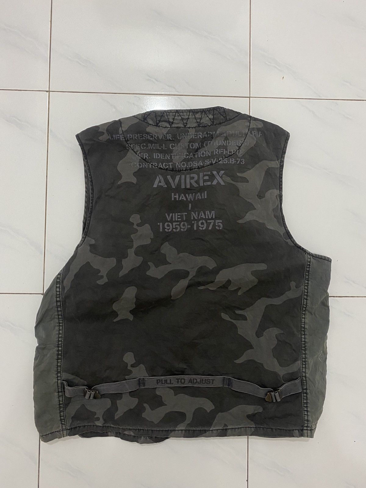 Avirex 🔥Vintage🔥 Avirex Analog Vest Jacket Size US L / EU 52-54 / 3 - 8 Thumbnail