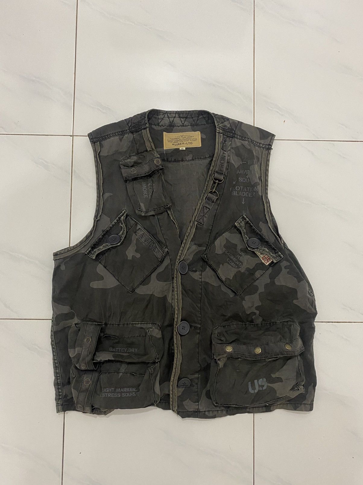 Avirex 🔥Vintage🔥 Avirex Analog Vest Jacket Size US L / EU 52-54 / 3 - 2 Thumbnail