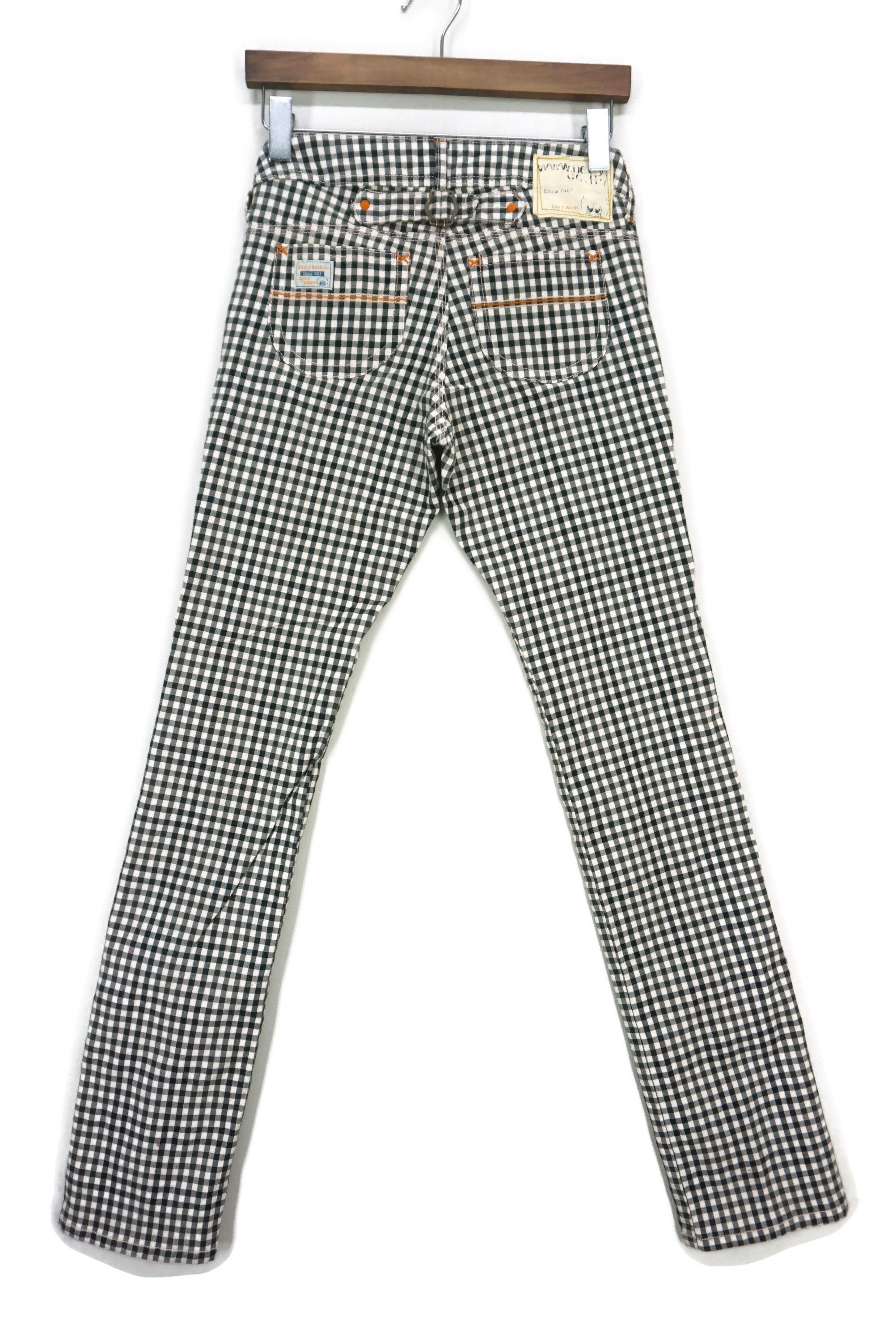 image of Rodeo x Workers Slim Skinny Carpenter Betty Smith Workwear Buckled Back in Black, Women's (Size 28)
