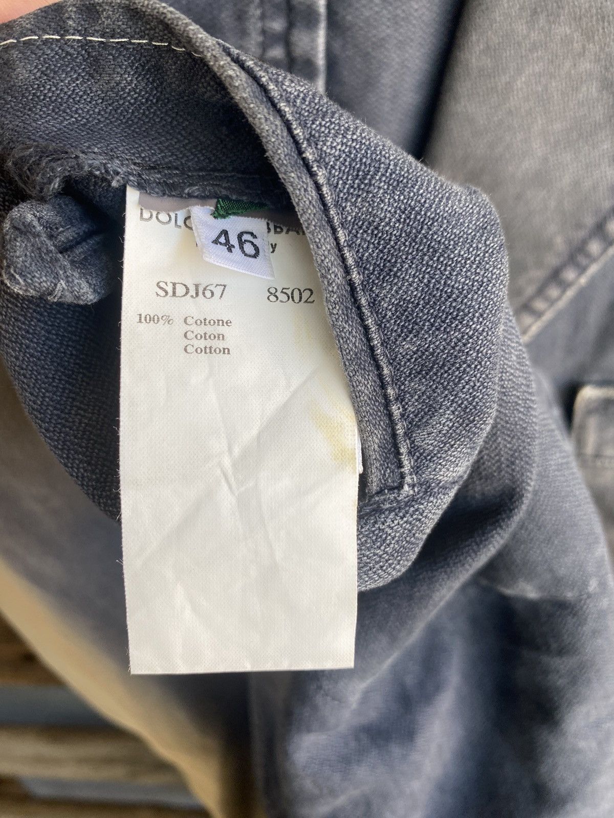 Dolce & Gabbana Dolce & Cabbana Faded Distressed Blazer Jacket Size US S / EU 44-46 / 1 - 17 Thumbnail