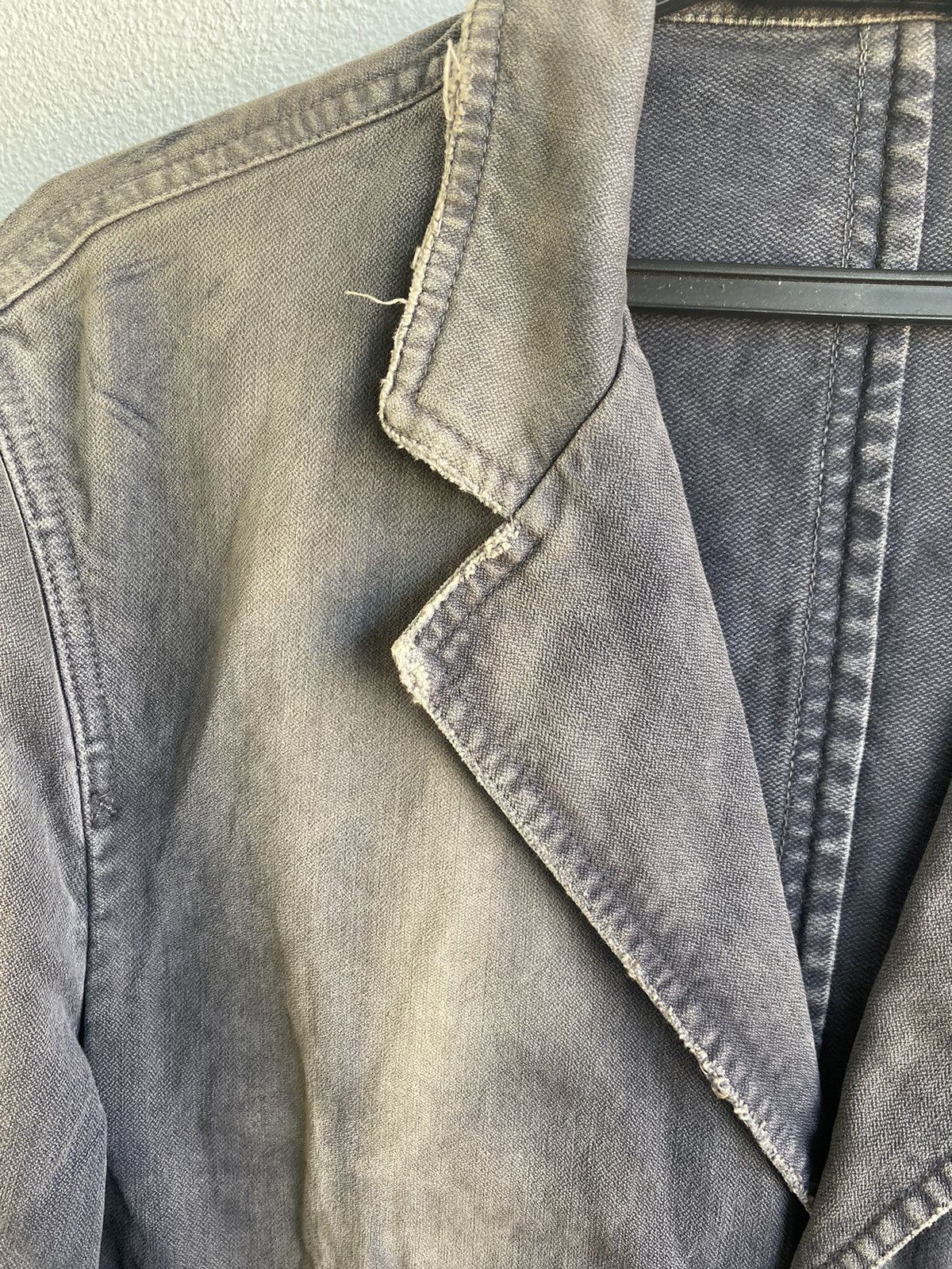 Dolce & Gabbana Dolce & Cabbana Faded Distressed Blazer Jacket Size US S / EU 44-46 / 1 - 8 Thumbnail