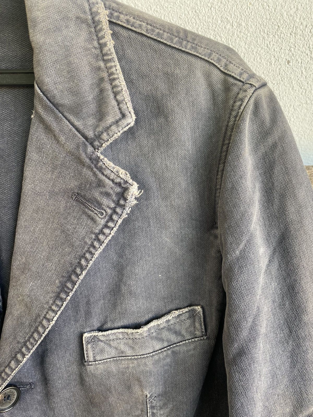 Dolce & Gabbana Dolce & Cabbana Faded Distressed Blazer Jacket Size US S / EU 44-46 / 1 - 7 Thumbnail