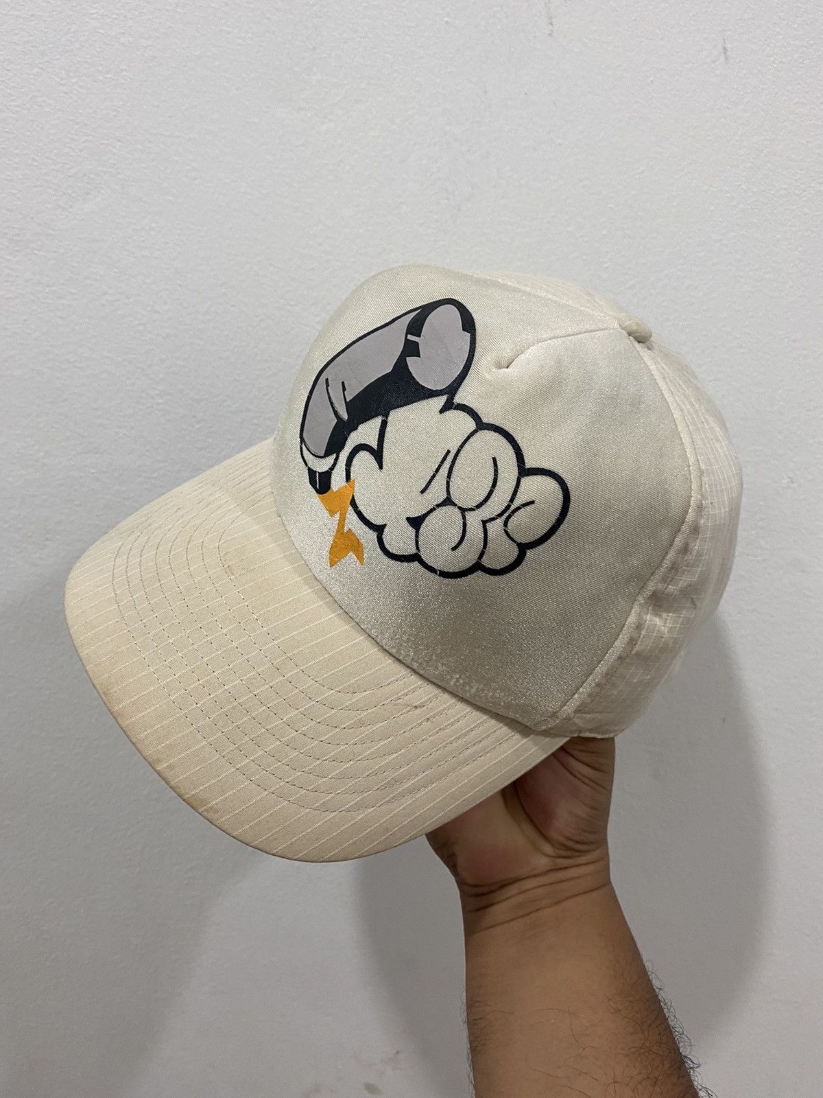 Vintage VTG Graffiti K3C Works Kiiro thanban Sponge Hat Size ONE SIZE - 2 Thumbnail