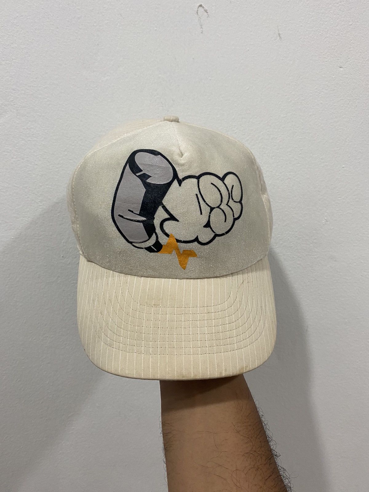 Vintage VTG Graffiti K3C Works Kiiro thanban Sponge Hat Size ONE SIZE - 1 Thumbnail