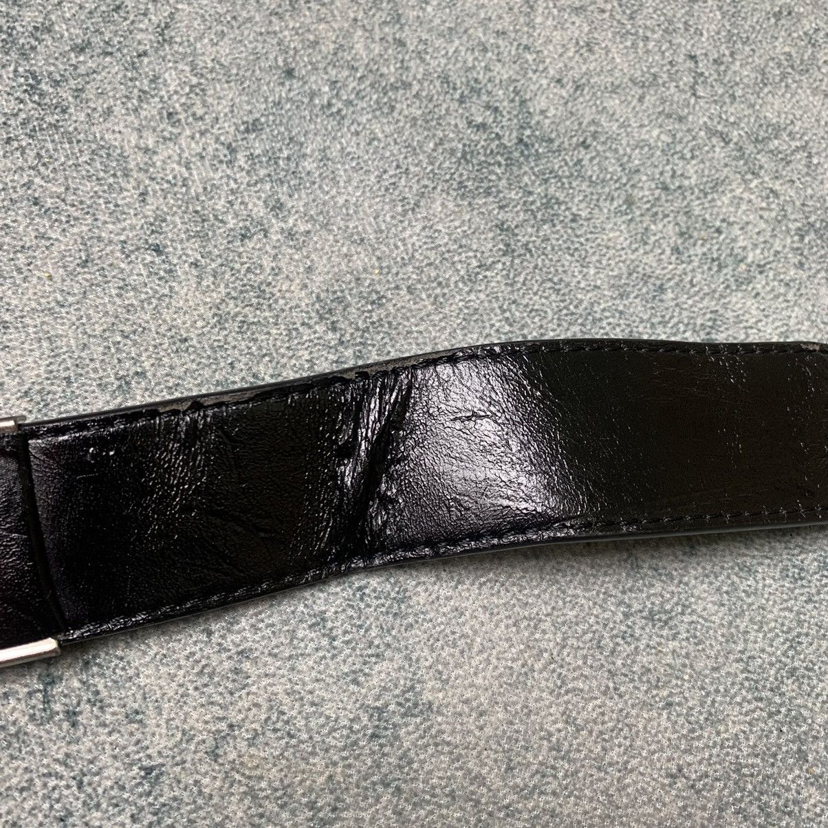 Hanes Hanes black casual pvc like leather belt Size ONE SIZE - 4 Thumbnail
