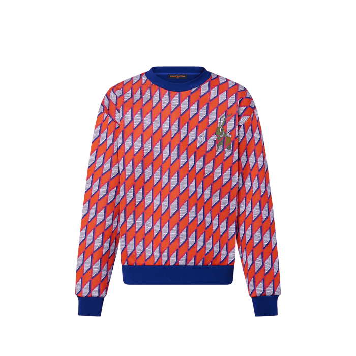 Damier Printed Crewneck