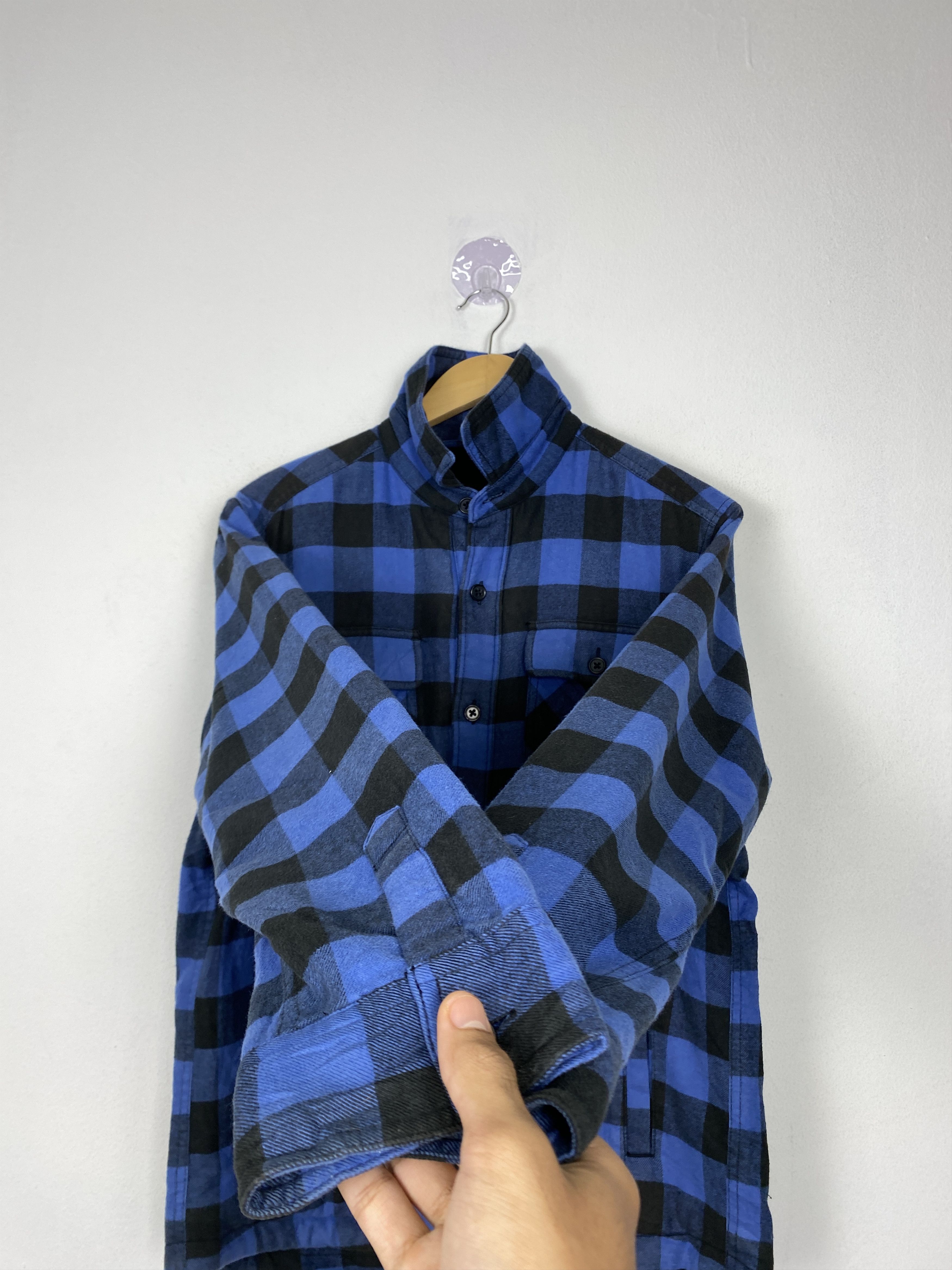 Lumberjack Vintage Uniqlo Flannel Sherpa Lining Jacket Size US S / EU 44-46 / 1 - 6 Thumbnail