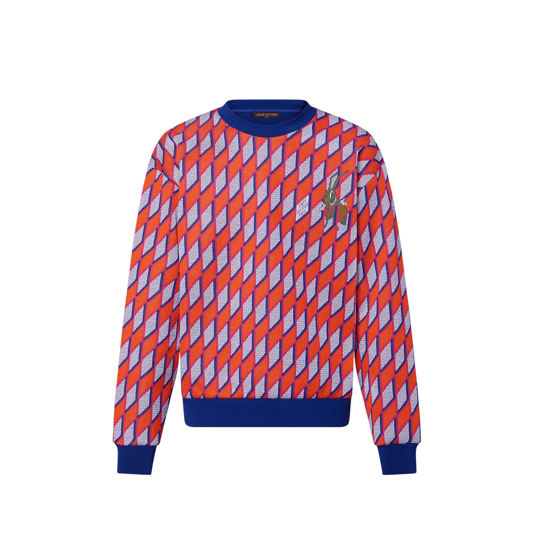 Diamond Damier Cricket Crewneck