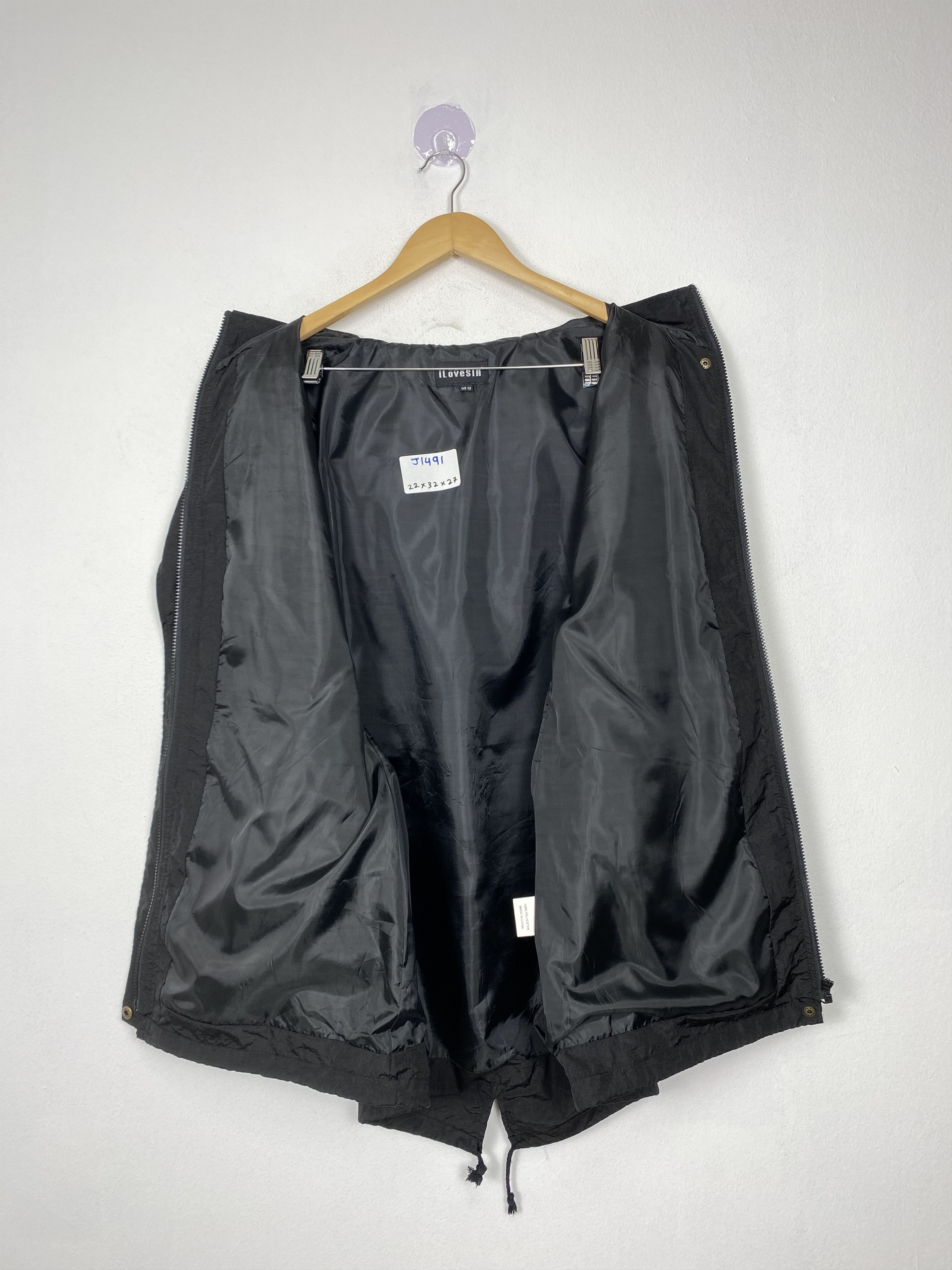 Japanese Brand Vintage iLoveSIA Hoodie Zip Up Long Jacket J1491 Size US S / EU 44-46 / 1 - 8 Thumbnail