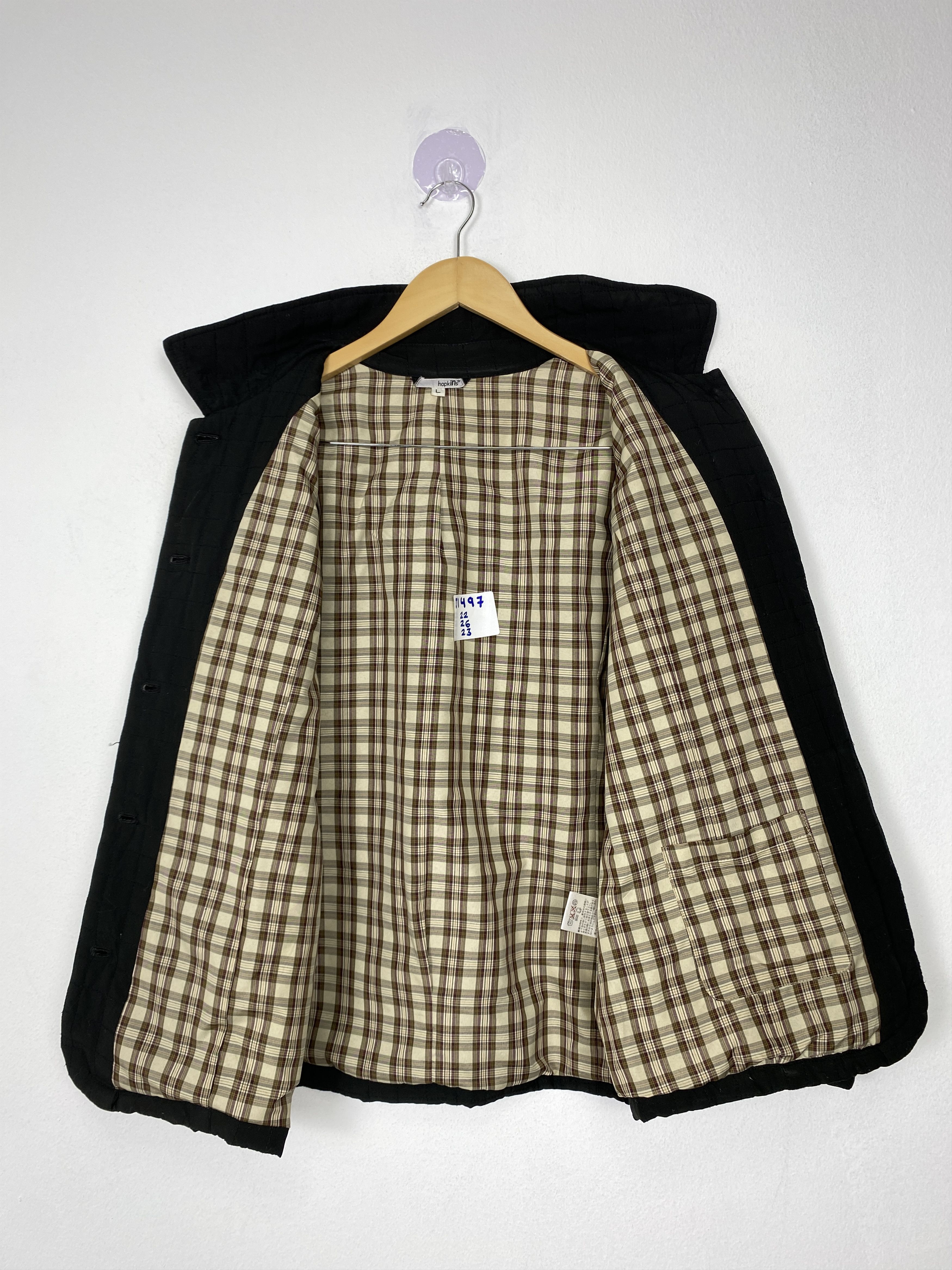 Japanese Brand Vintage Hopkins Puffer Checkered Lining Jacket J1497 Size US S / EU 44-46 / 1 - 8 Thumbnail
