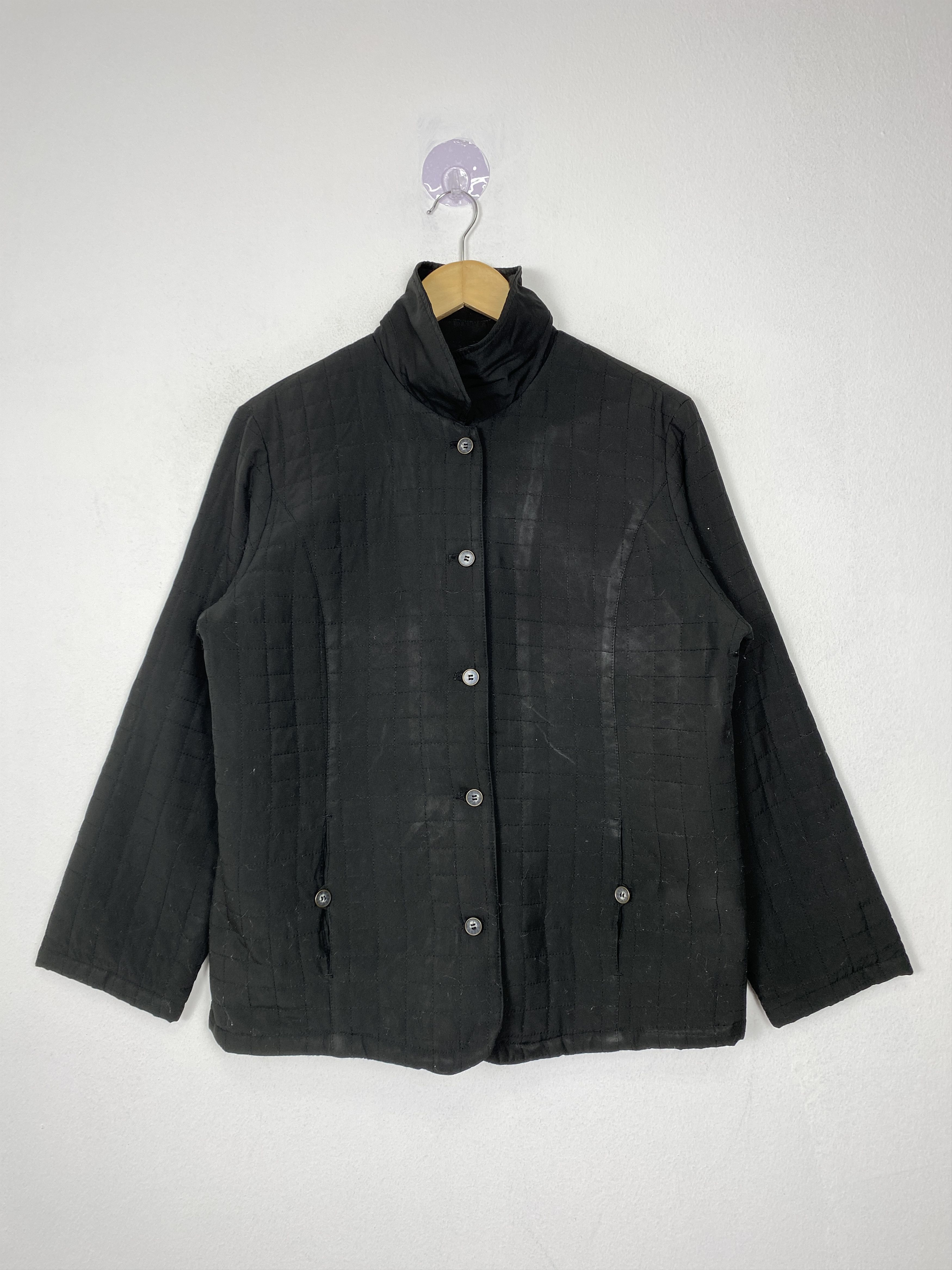 Japanese Brand Vintage Hopkins Puffer Checkered Lining Jacket J1497 Size US S / EU 44-46 / 1 - 1 Thumbnail