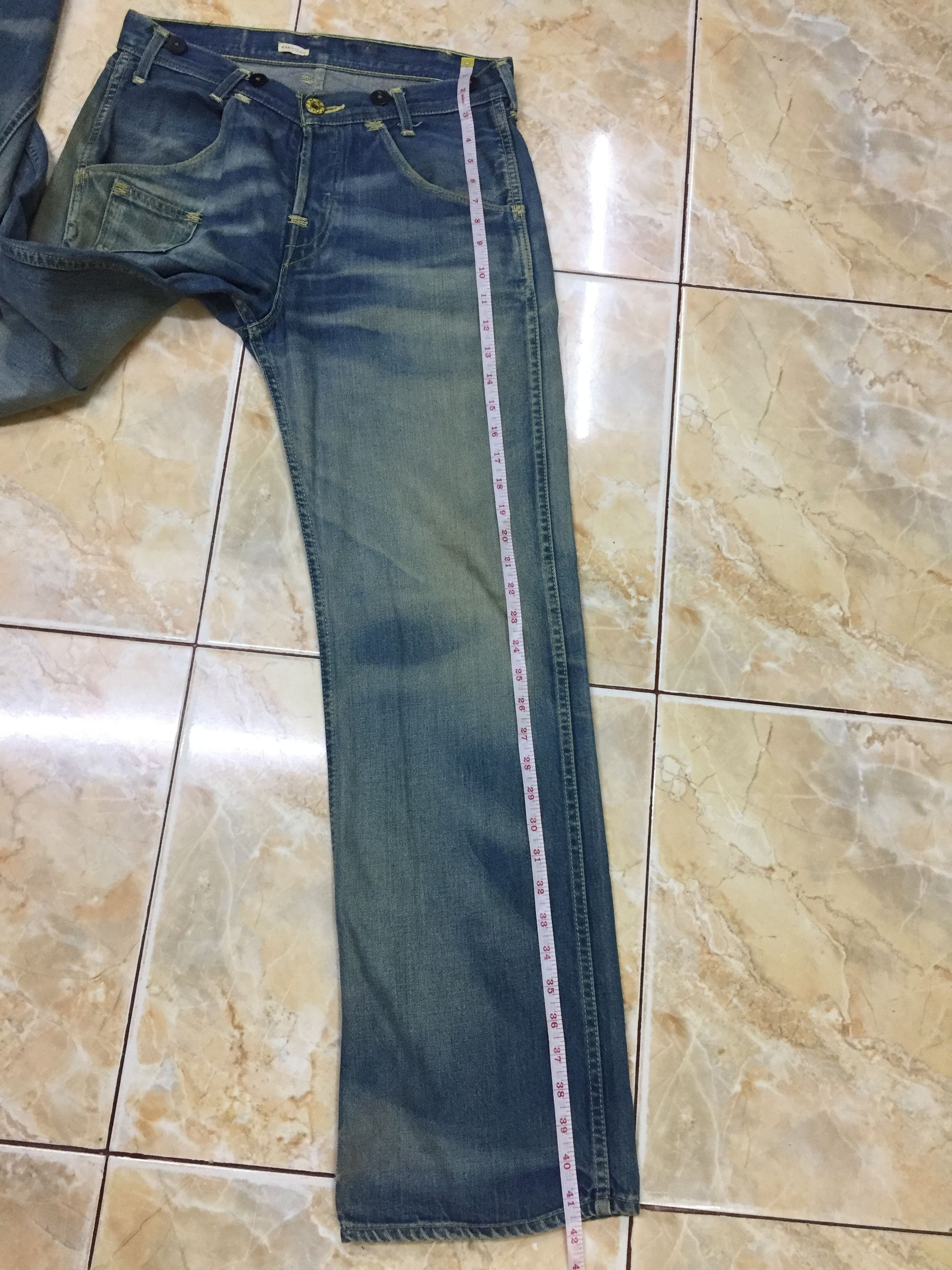 Levi's Distress Levis red jeans (Mary-Lou) Size US 32 / EU 48 - 15 Thumbnail