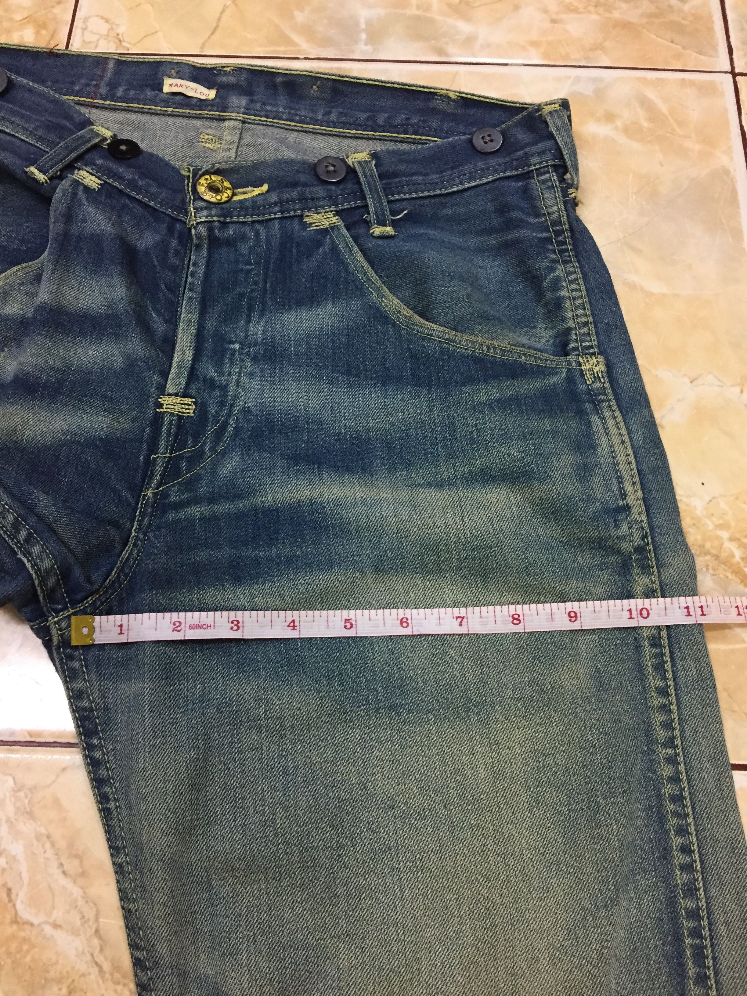Levi's Distress Levis red jeans (Mary-Lou) Size US 32 / EU 48 - 11 Thumbnail