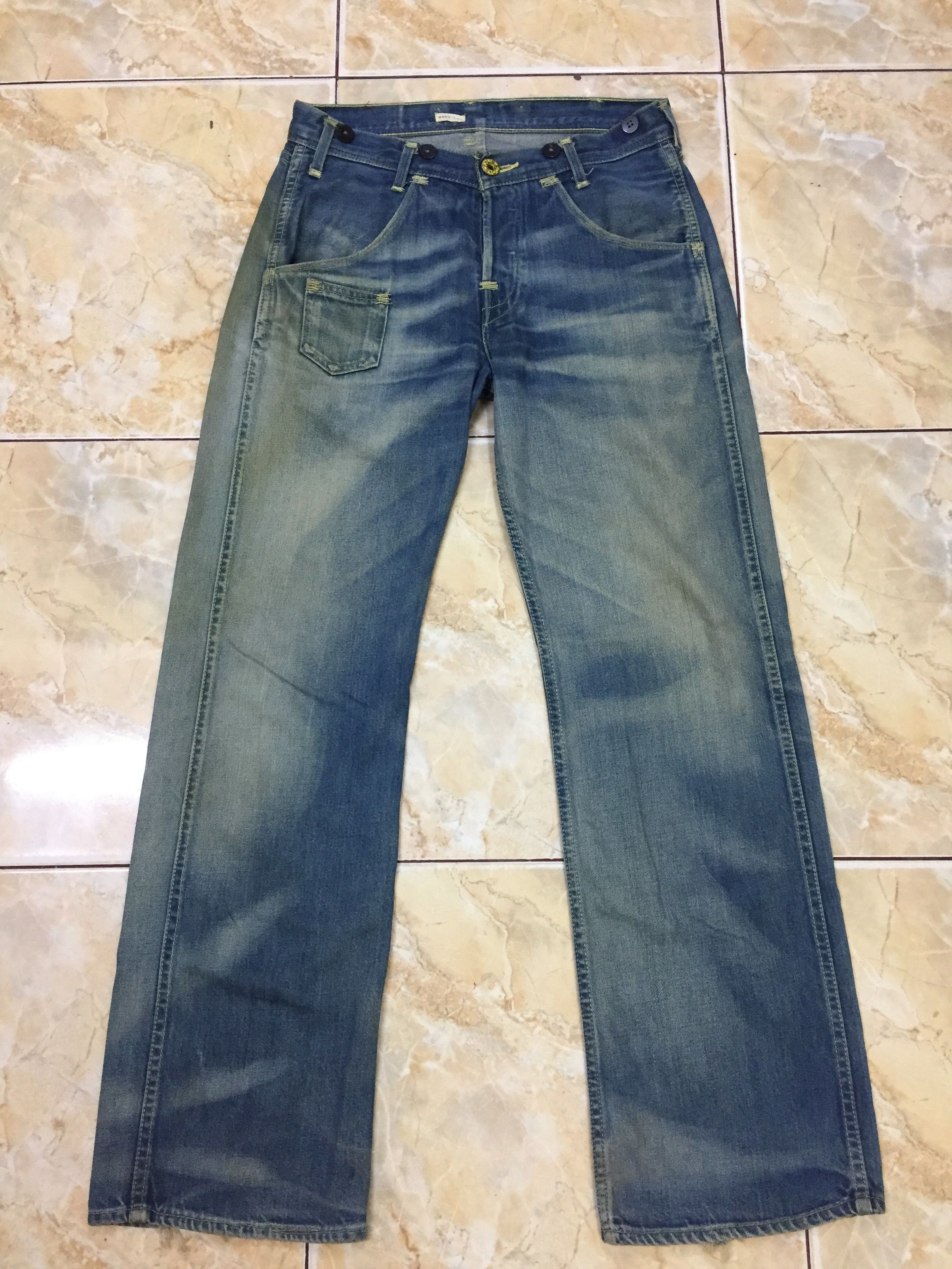 Levi's Distress Levis red jeans (Mary-Lou) Size US 32 / EU 48 - 1 Thumbnail