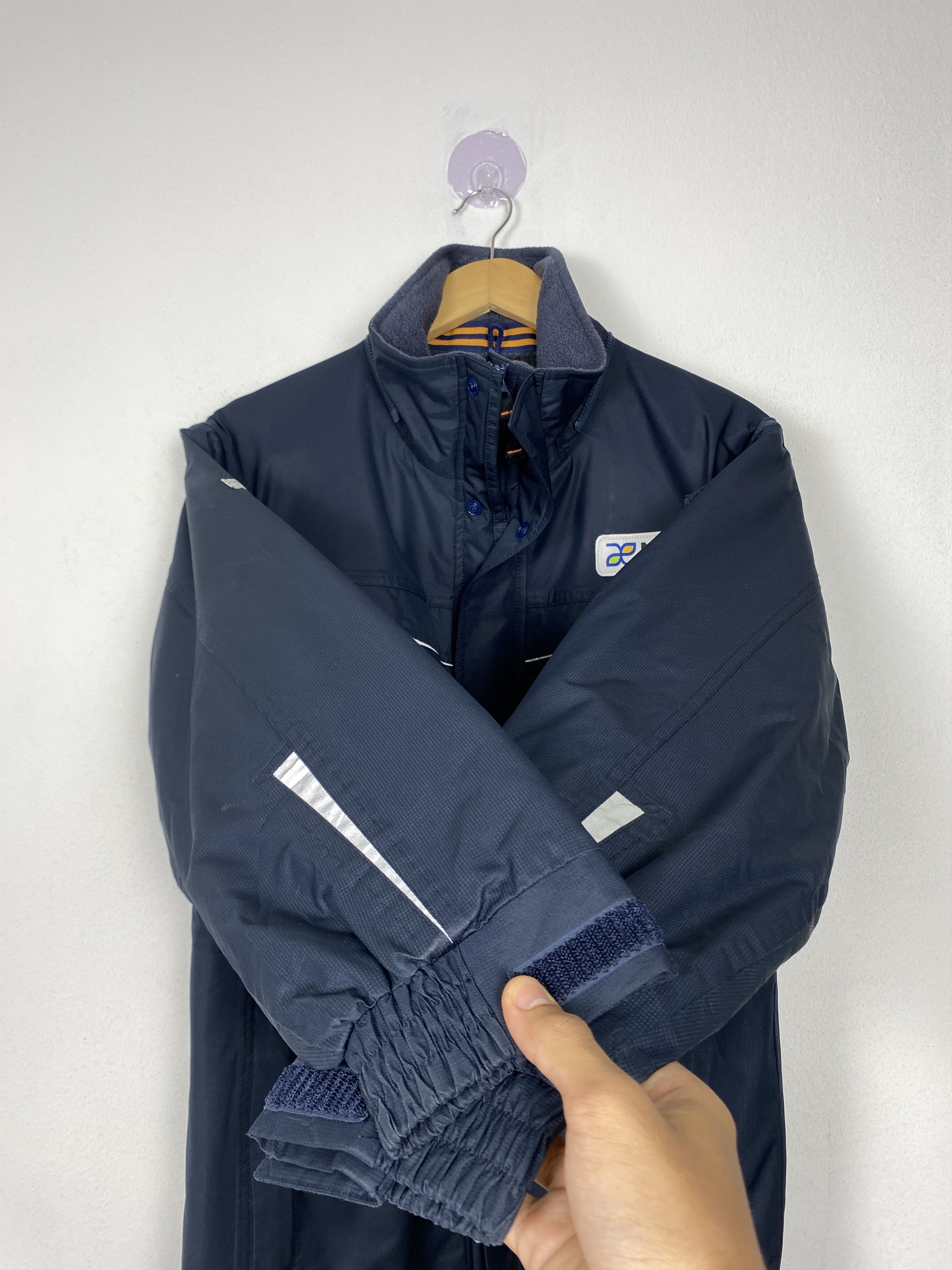 Japanese Brand Vintage Cycle Eco Puffer Lining Water Proof Jacket J1495 Size US S / EU 44-46 / 1 - 11 Thumbnail