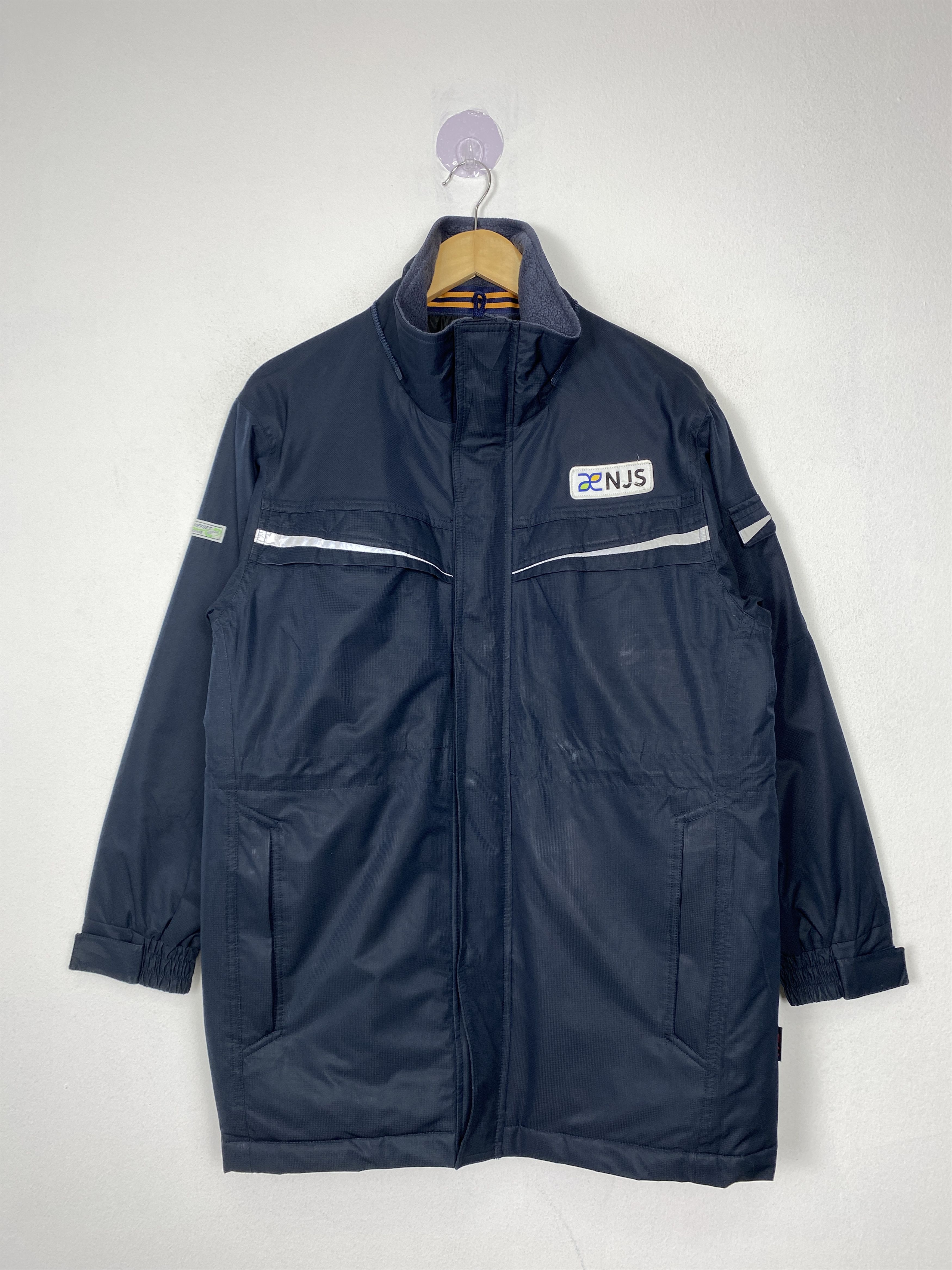 Japanese Brand Vintage Cycle Eco Puffer Lining Water Proof Jacket J1495 Size US S / EU 44-46 / 1 - 1 Thumbnail