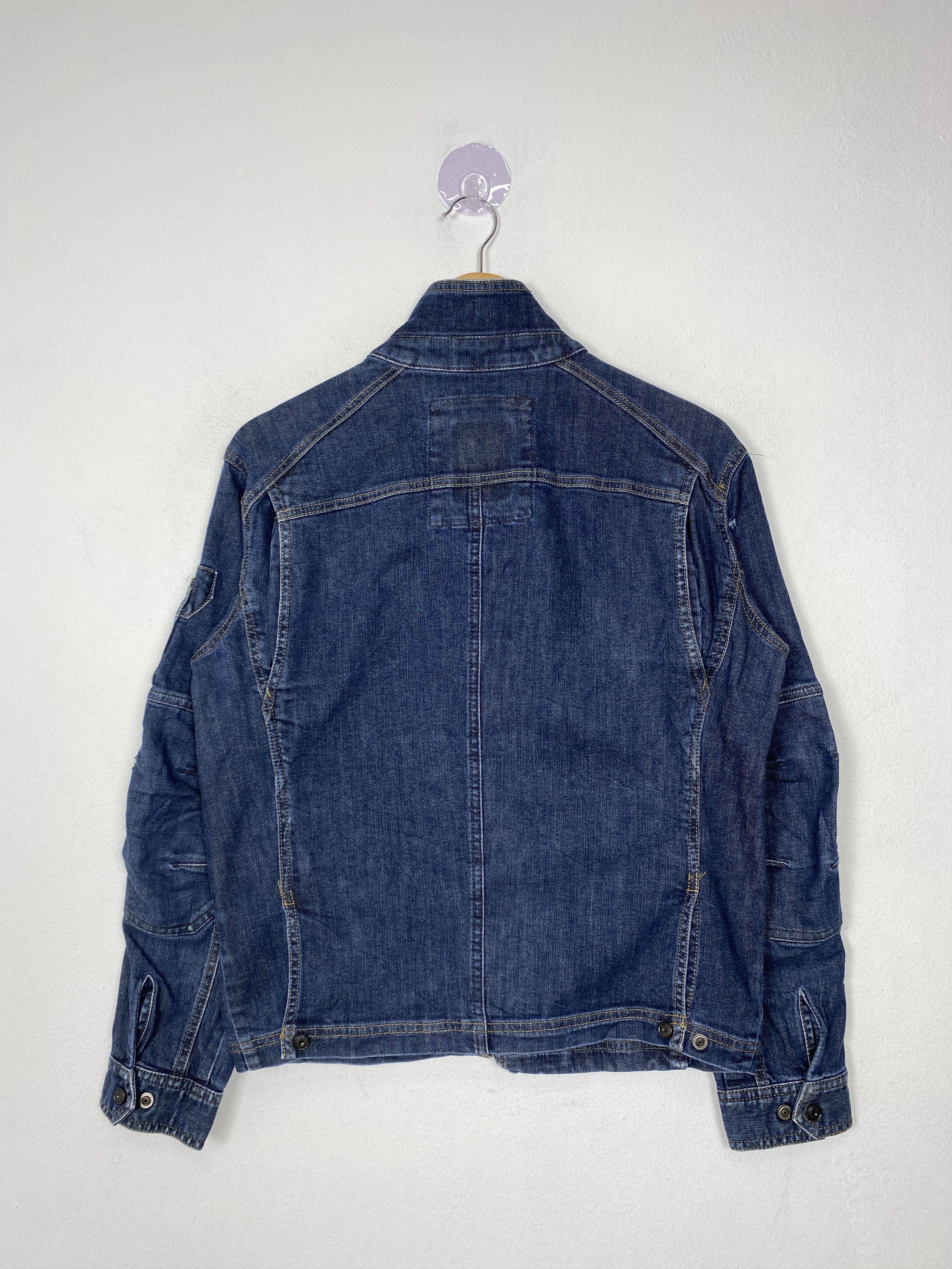 Japanese Brand × Vintage Vintage Even River Zip Up Denim Jacket Size US S / EU 44-46 / 1 - 8 Thumbnail