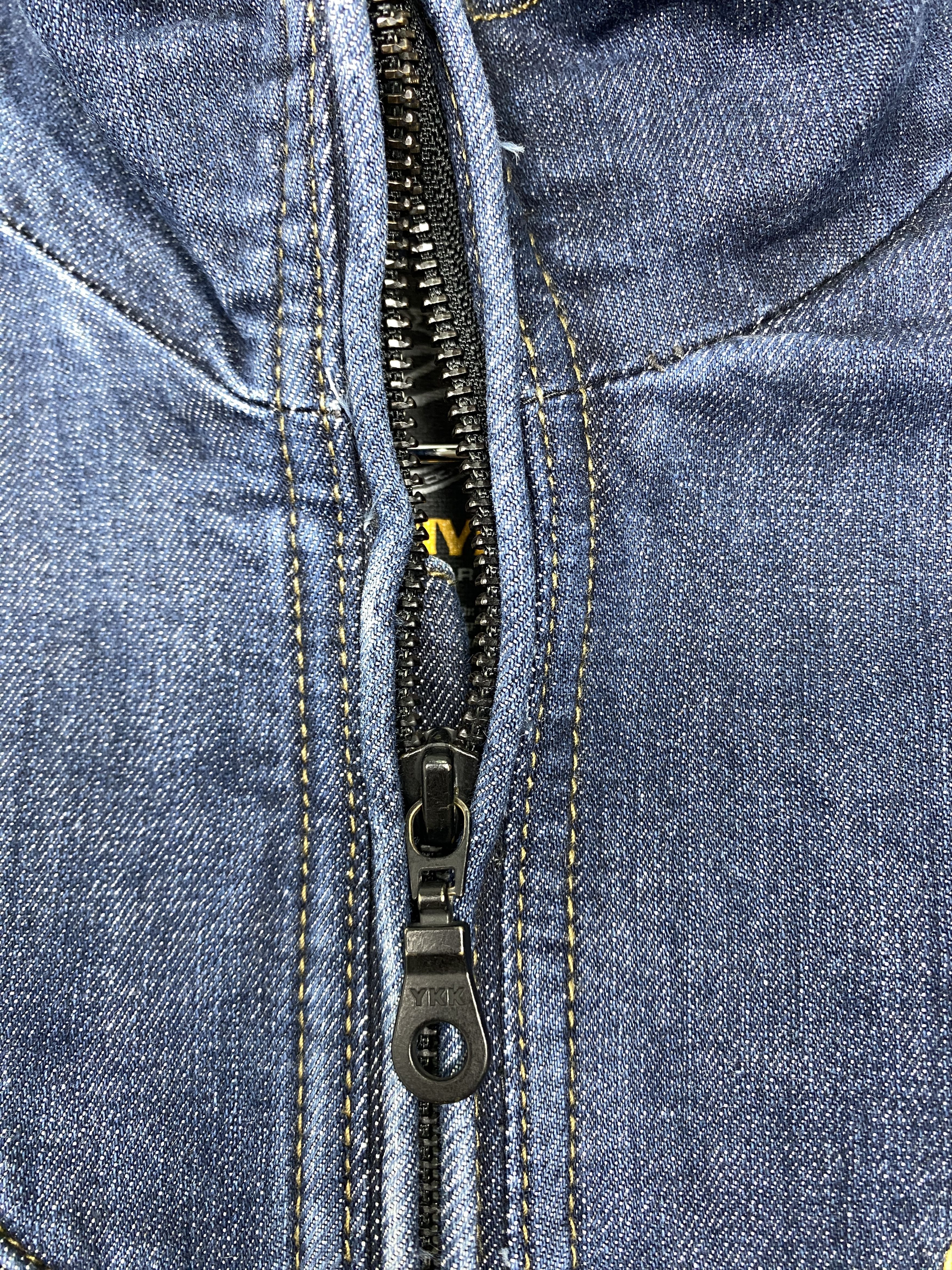 Japanese Brand × Vintage Vintage Even River Zip Up Denim Jacket Size US S / EU 44-46 / 1 - 6 Thumbnail