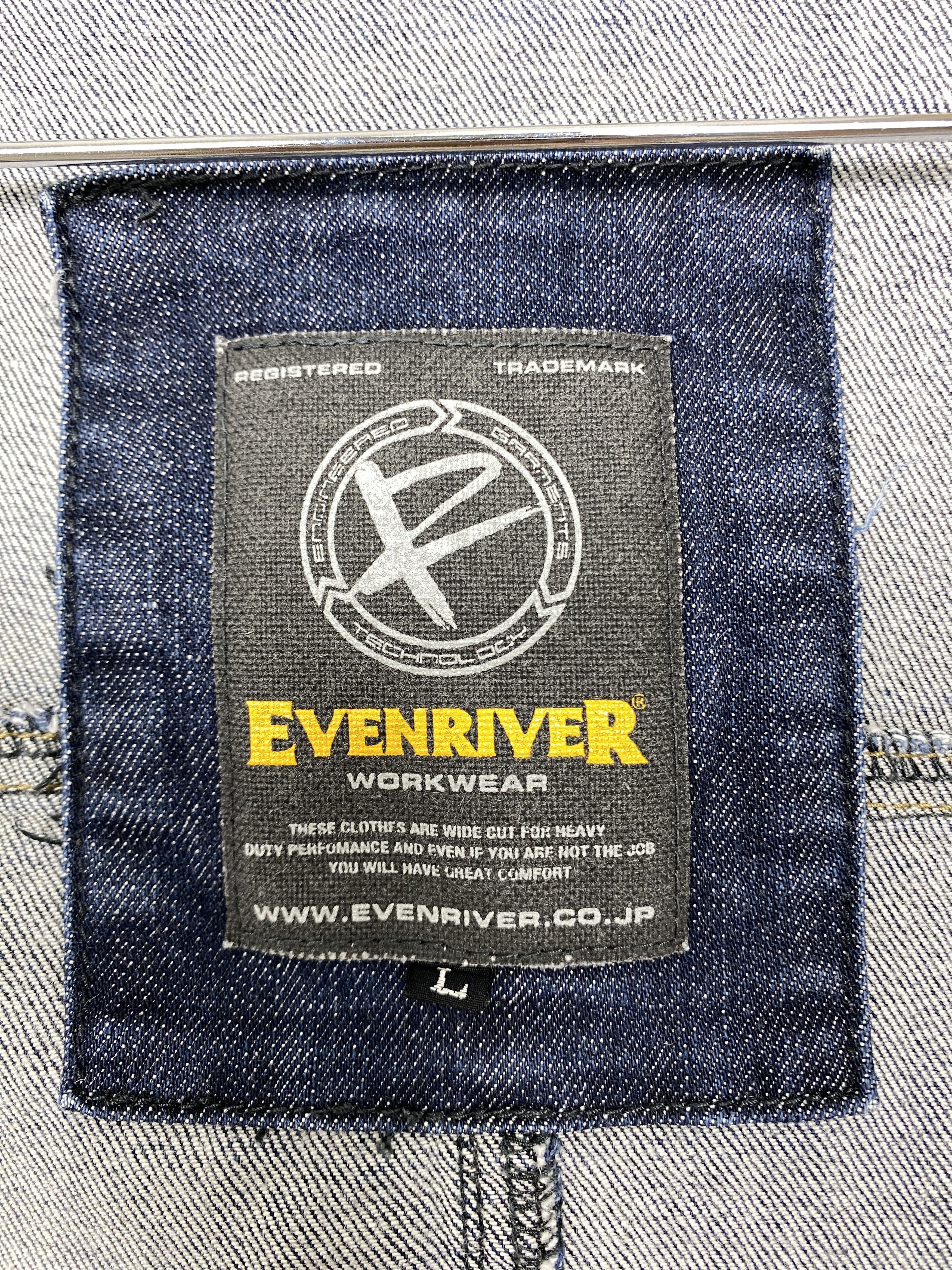 Japanese Brand × Vintage Vintage Even River Zip Up Denim Jacket Size US S / EU 44-46 / 1 - 16 Thumbnail