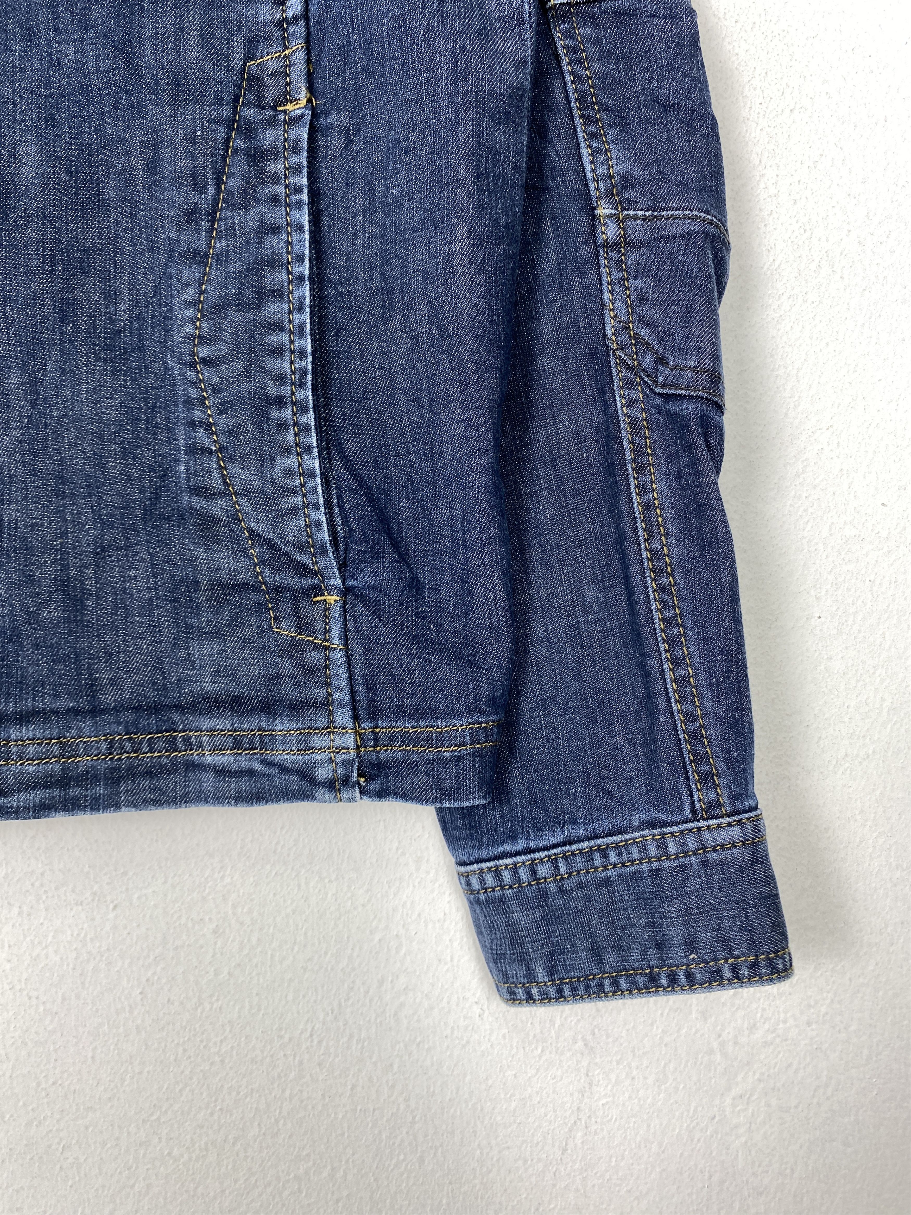 Japanese Brand × Vintage Vintage Even River Zip Up Denim Jacket Size US S / EU 44-46 / 1 - 4 Thumbnail