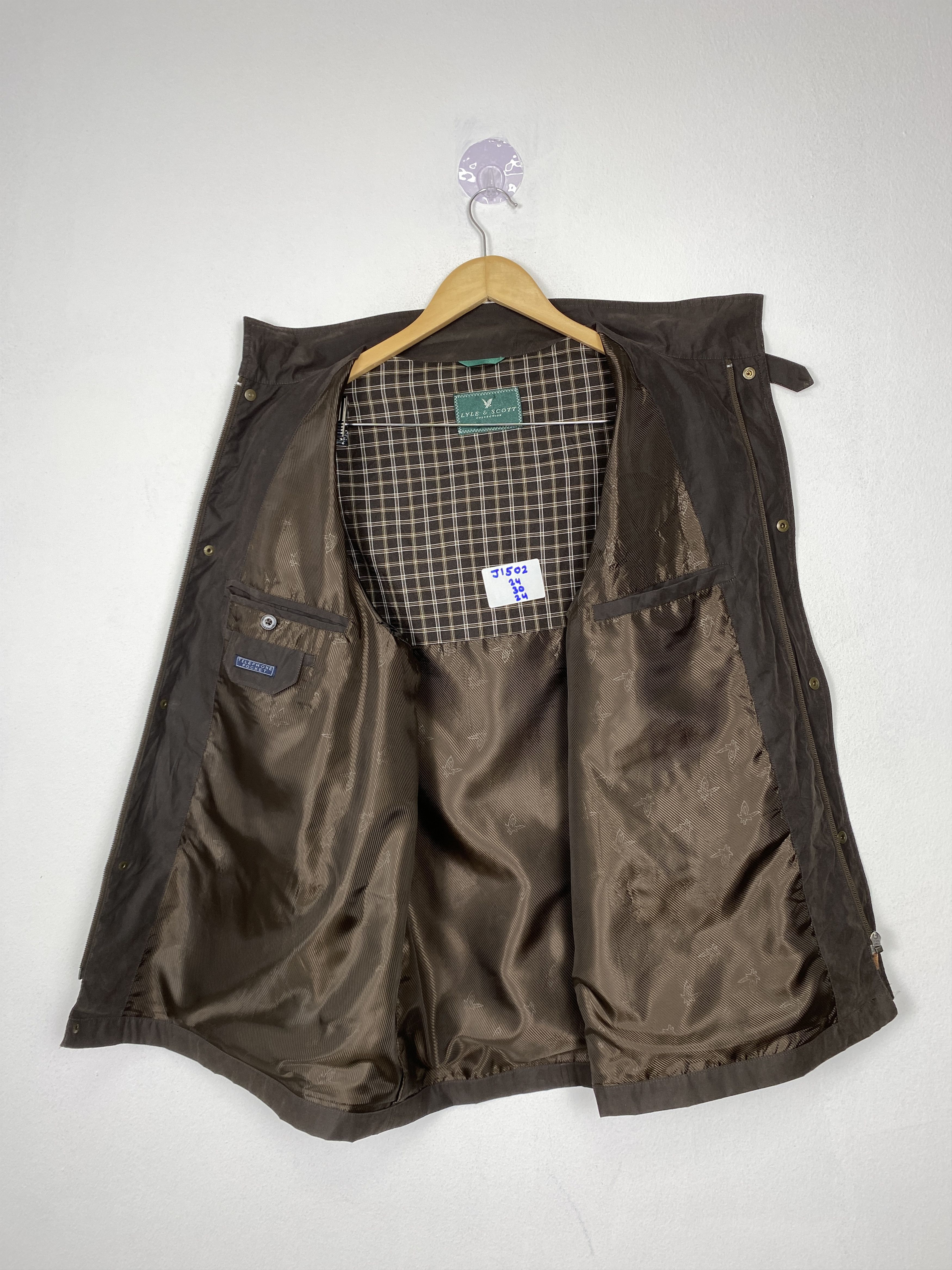 Lyle & Scott Vintage Lyle & Scott Checkered Lining Jacket J1502 Size US M / EU 48-50 / 2 - 8 Thumbnail
