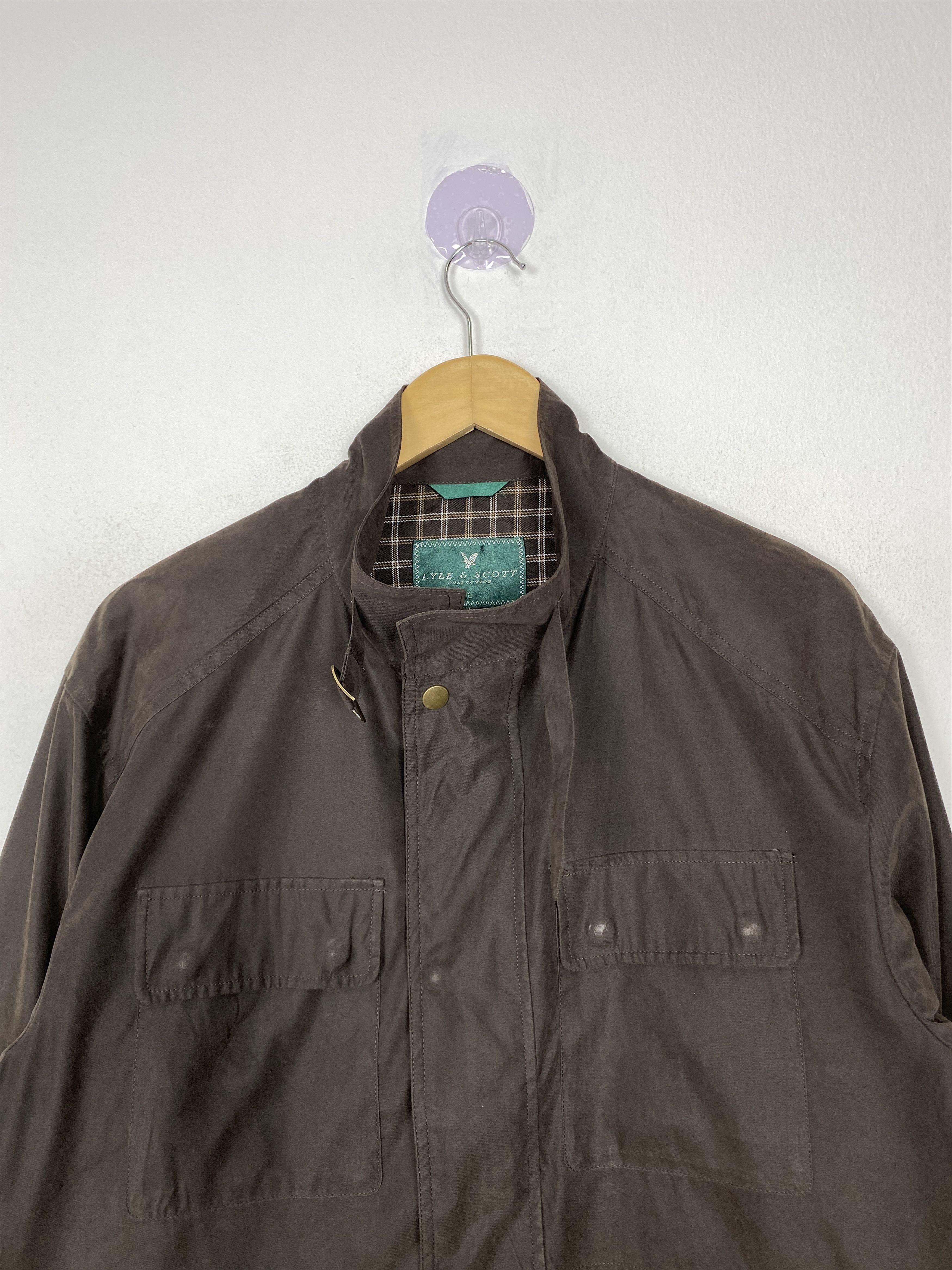 Lyle & Scott Vintage Lyle & Scott Checkered Lining Jacket J1502 Size US M / EU 48-50 / 2 - 2 Thumbnail