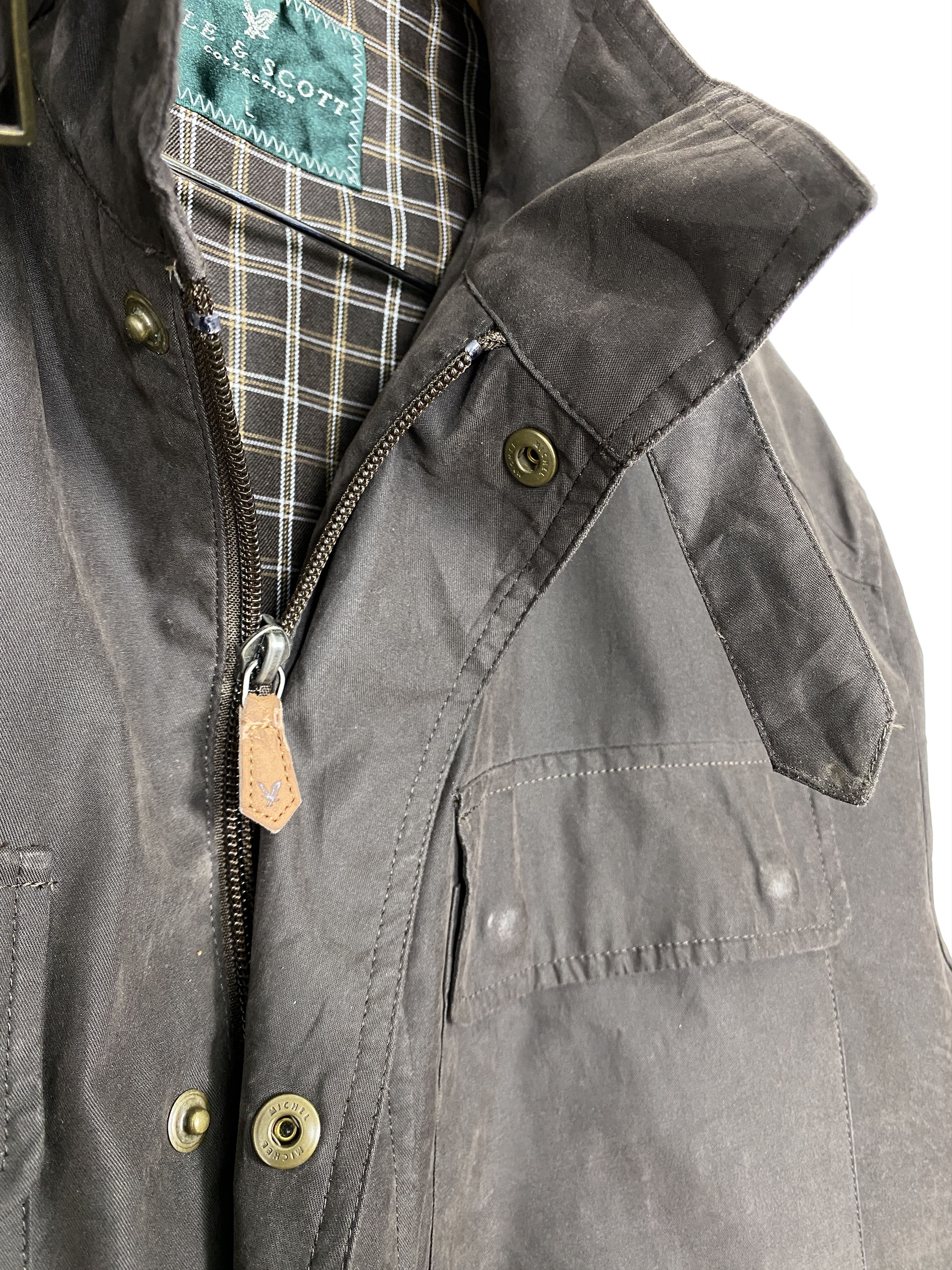 Lyle & Scott Vintage Lyle & Scott Checkered Lining Jacket J1502 Size US M / EU 48-50 / 2 - 5 Thumbnail