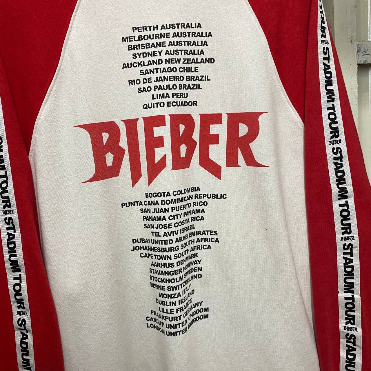 Band Tees × Justin Bieber Justin bieber purpose tour stadium hoodies Size US L / EU 52-54 / 3 - 8 Thumbnail