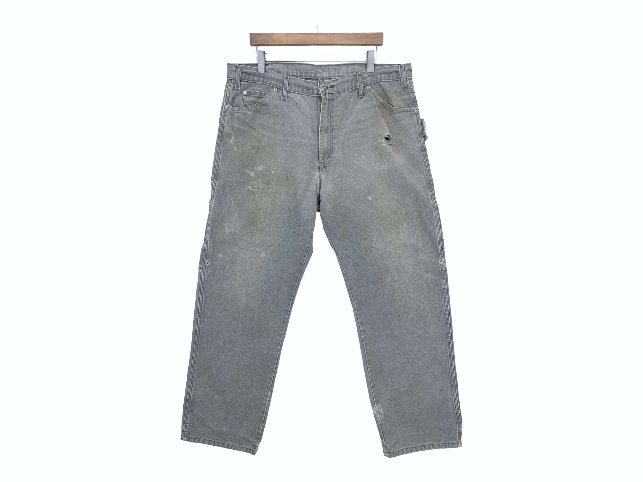 Dickies Dickies Jeans Carpenter Jeans Workwear Distressed Denim Size US 38 / EU 54 - 2 Thumbnail