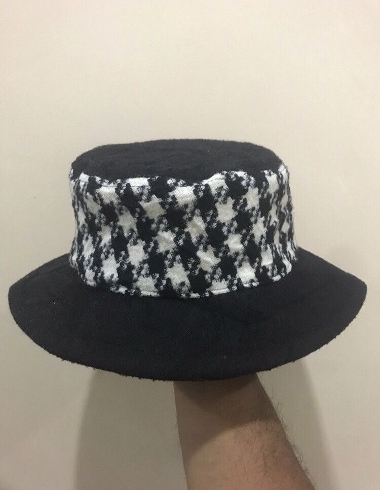 Fiorucci 90'S Fiorucci Checked Bucket Hat Size ONE SIZE - 1 Thumbnail