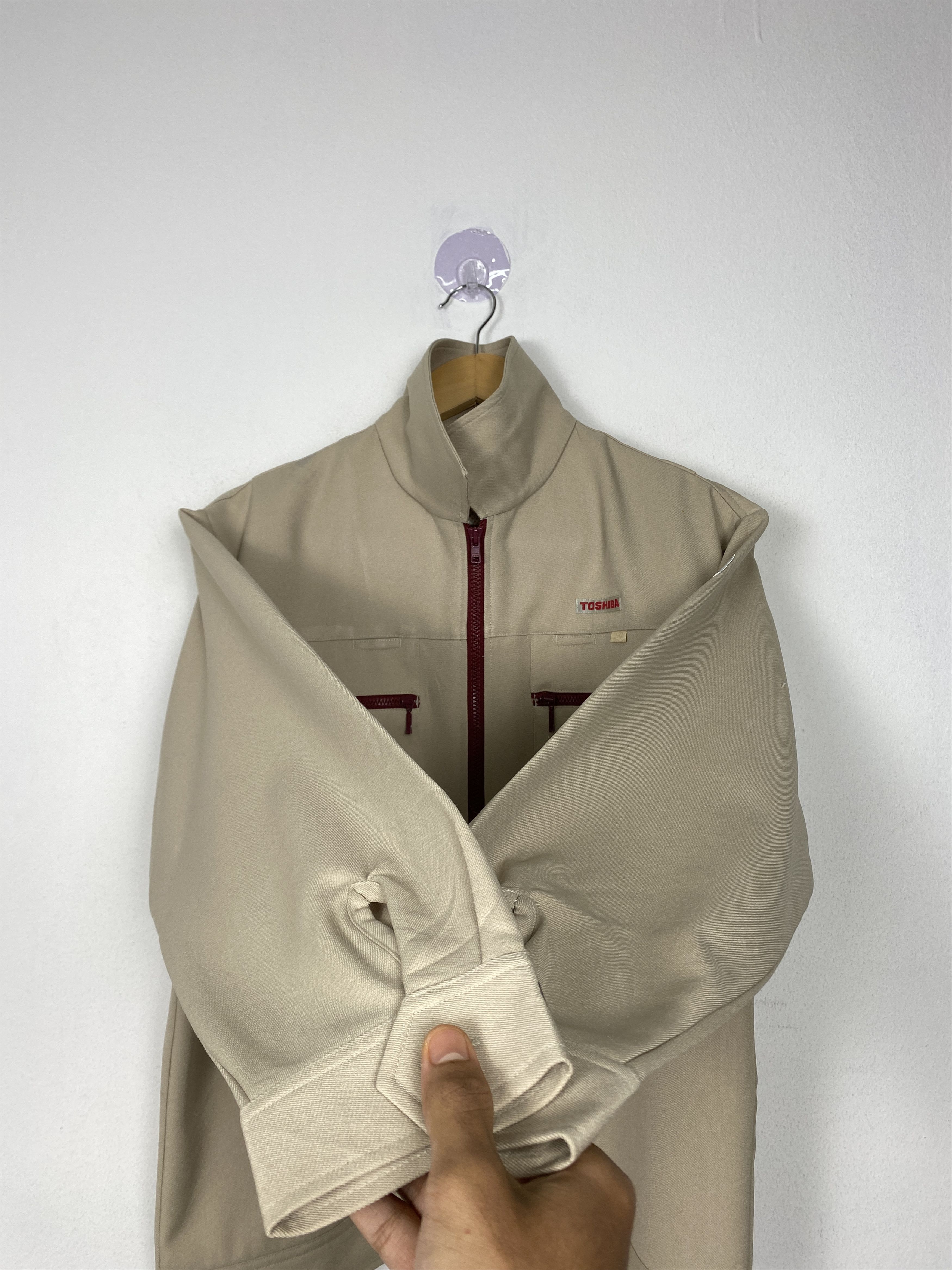 Japanese Brand Vintage Toshiba Workwear Zip Up Jacket J1498 Size US S / EU 44-46 / 1 - 8 Thumbnail