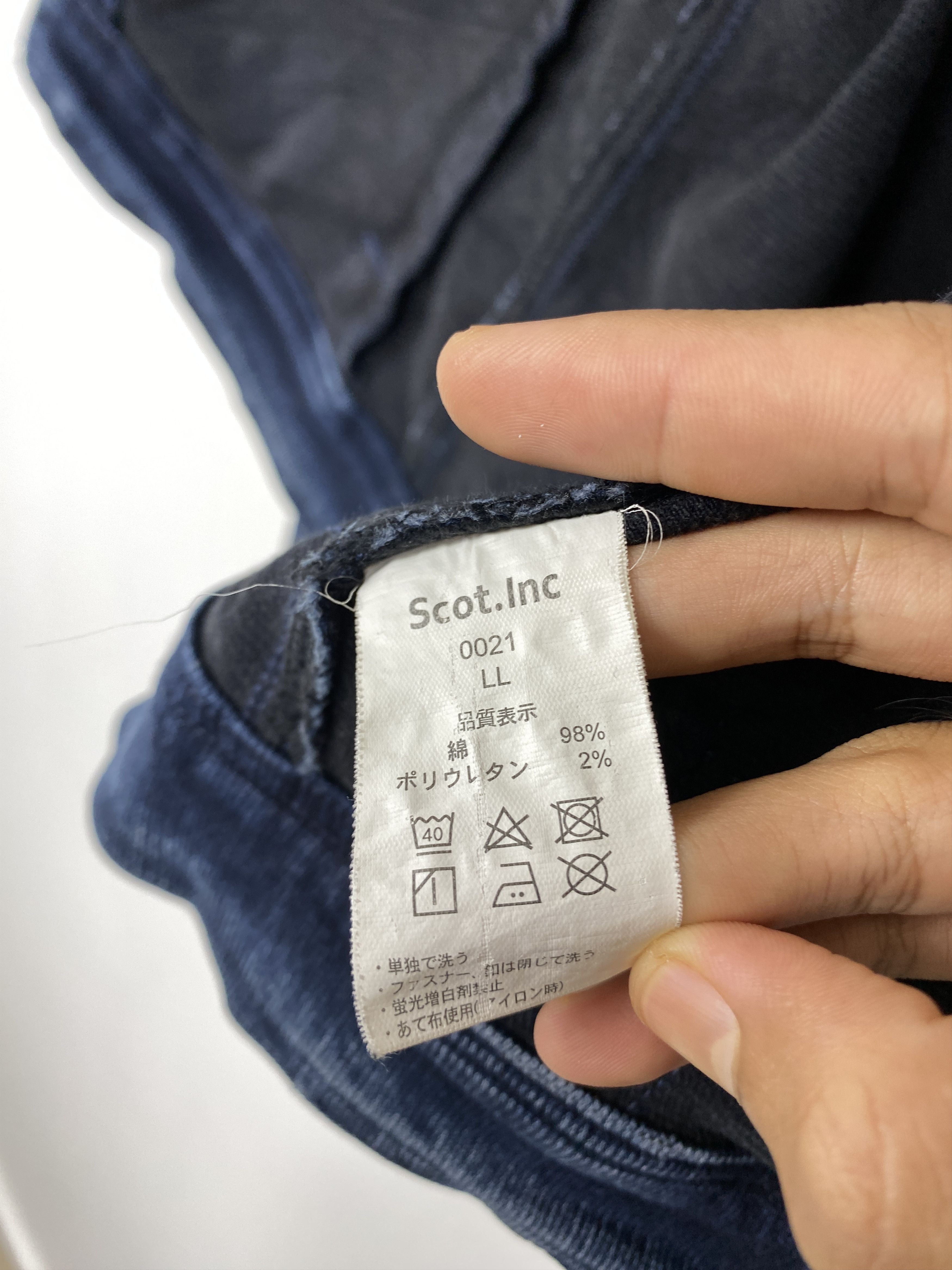 Japanese Brand Vintage Scot.Inc Zip Up Denim Jacket J1503 Size US S / EU 44-46 / 1 - 10 Thumbnail