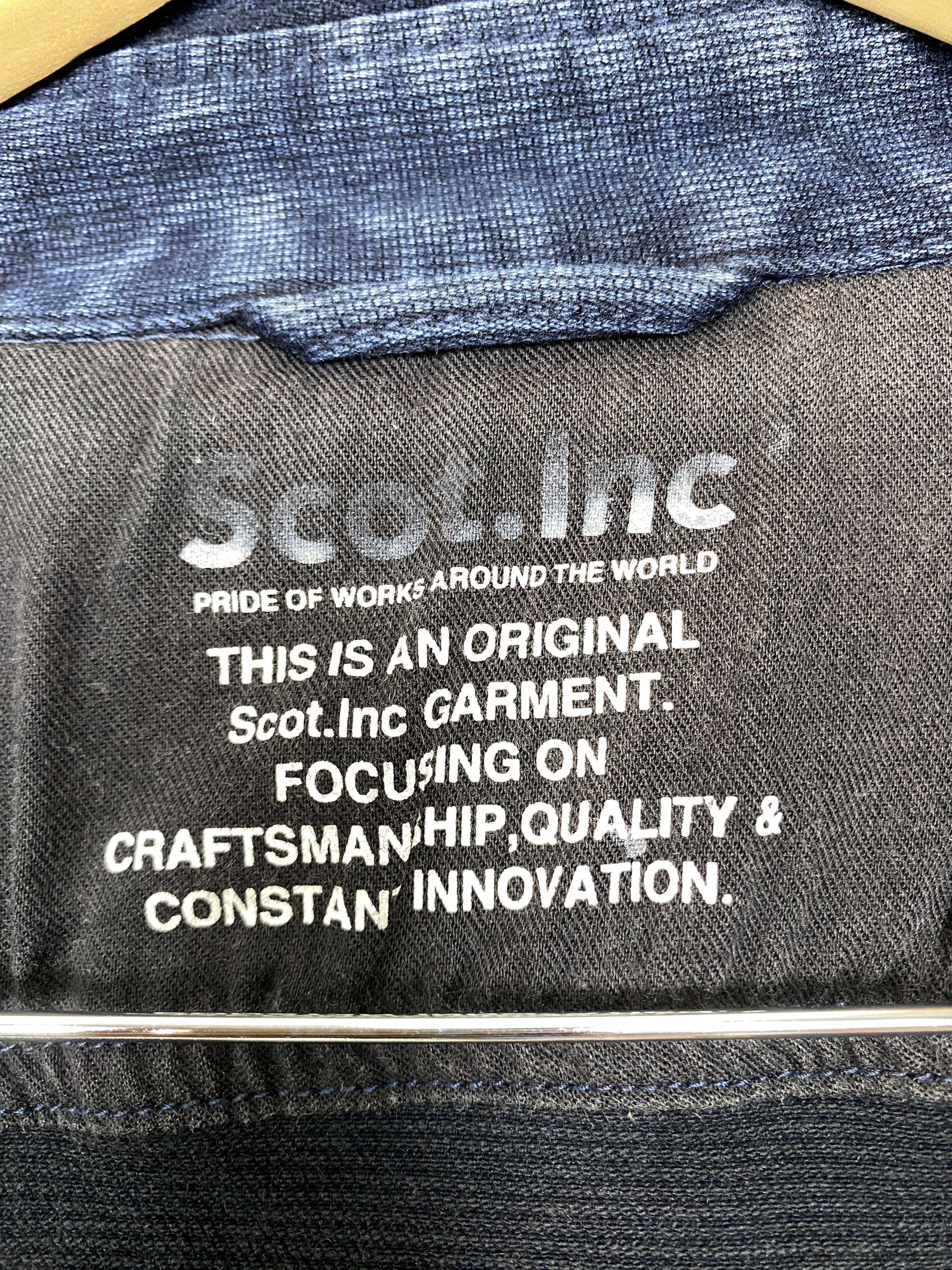 Japanese Brand Vintage Scot.Inc Zip Up Denim Jacket J1503 Size US S / EU 44-46 / 1 - 12 Thumbnail