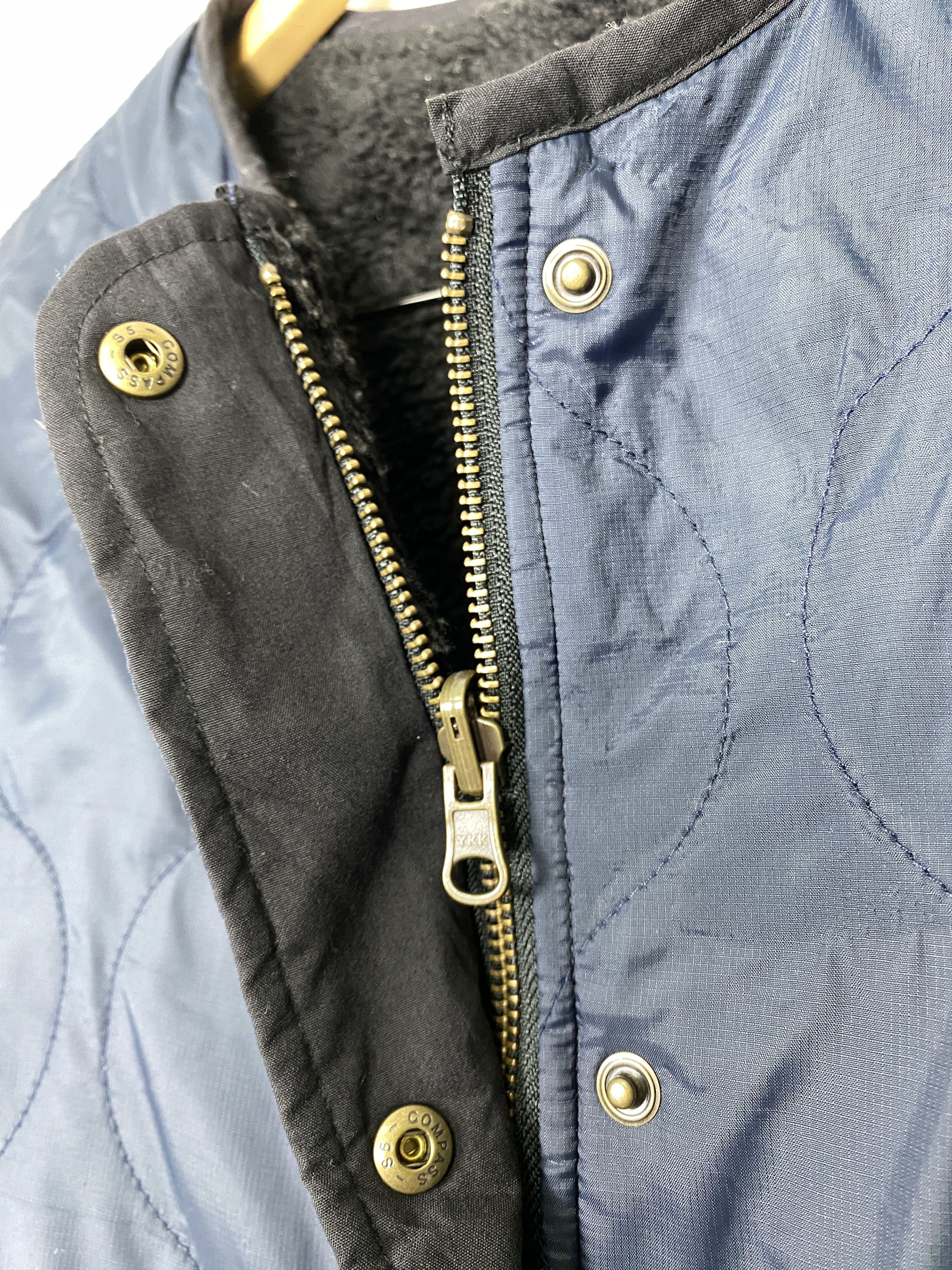 Japanese Brand Vintage Myself Quilted Sherpa Reversible Long Jacket J1504 Size S / US 4 / IT 40 - 4 Thumbnail