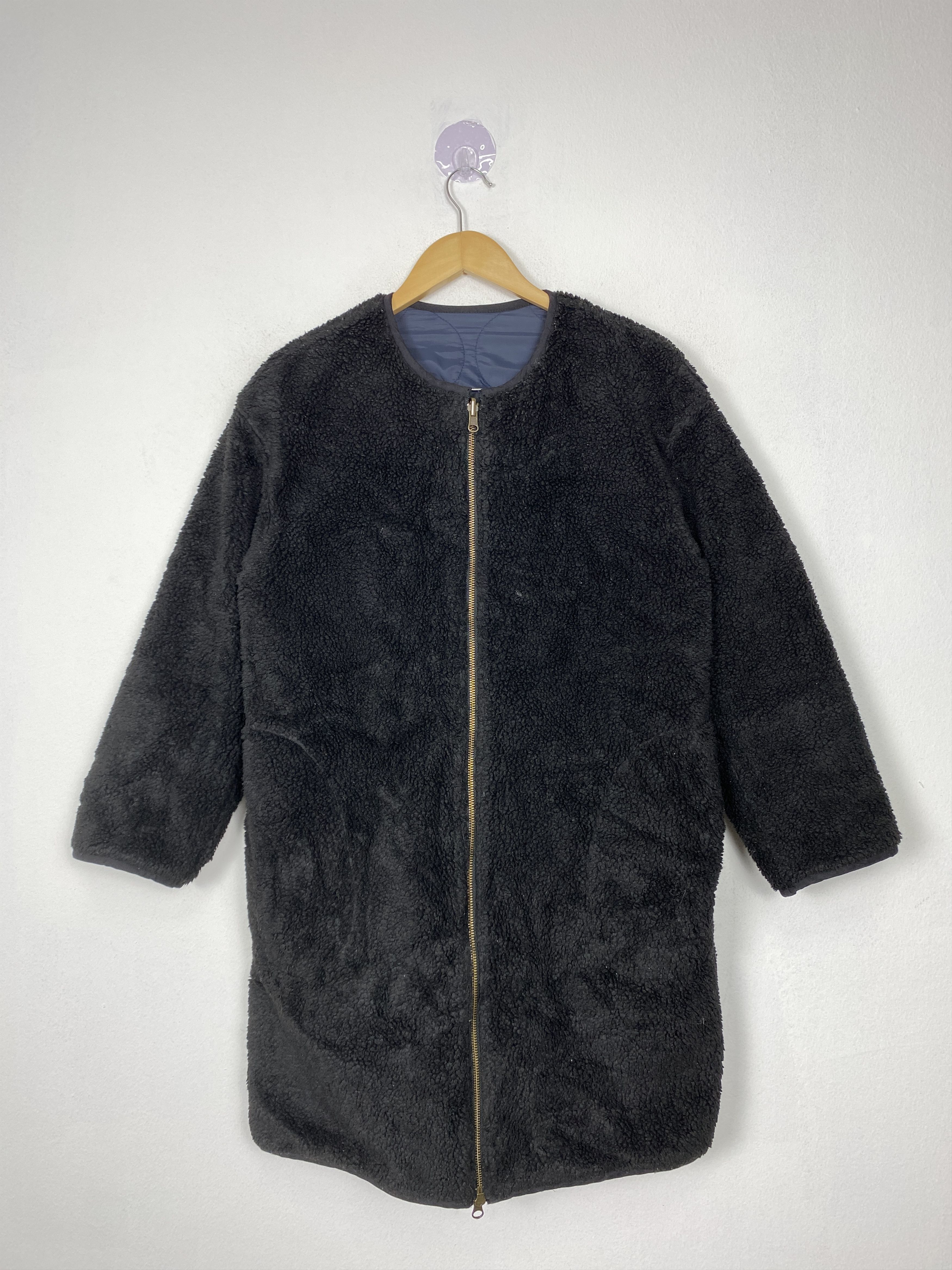 Japanese Brand Vintage Myself Quilted Sherpa Reversible Long Jacket J1504 Size S / US 4 / IT 40 - 8 Thumbnail