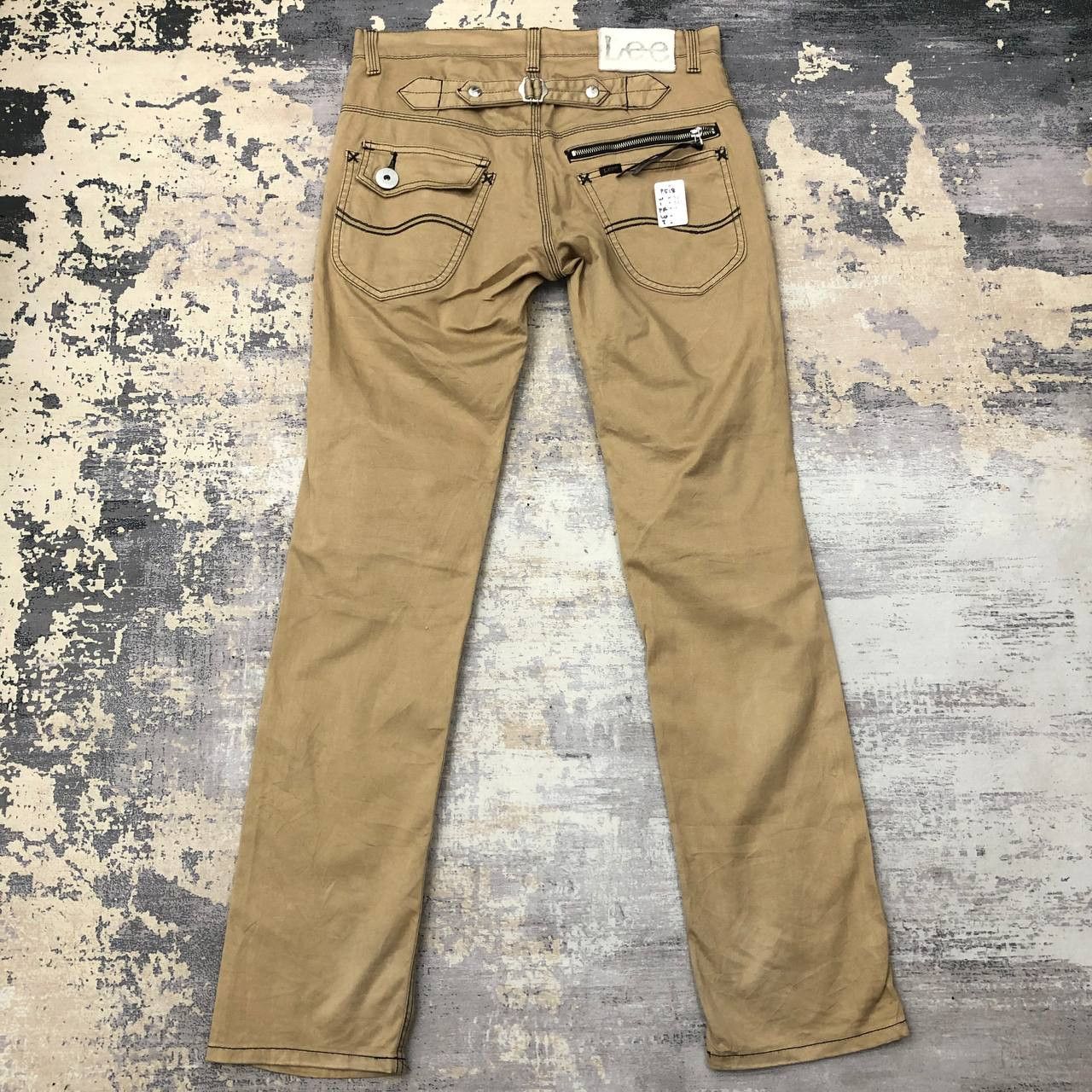 Lee P518 LEE SKINNY ZIPPER BIKER PANTS Size US 32 / EU 48 - 2 Thumbnail
