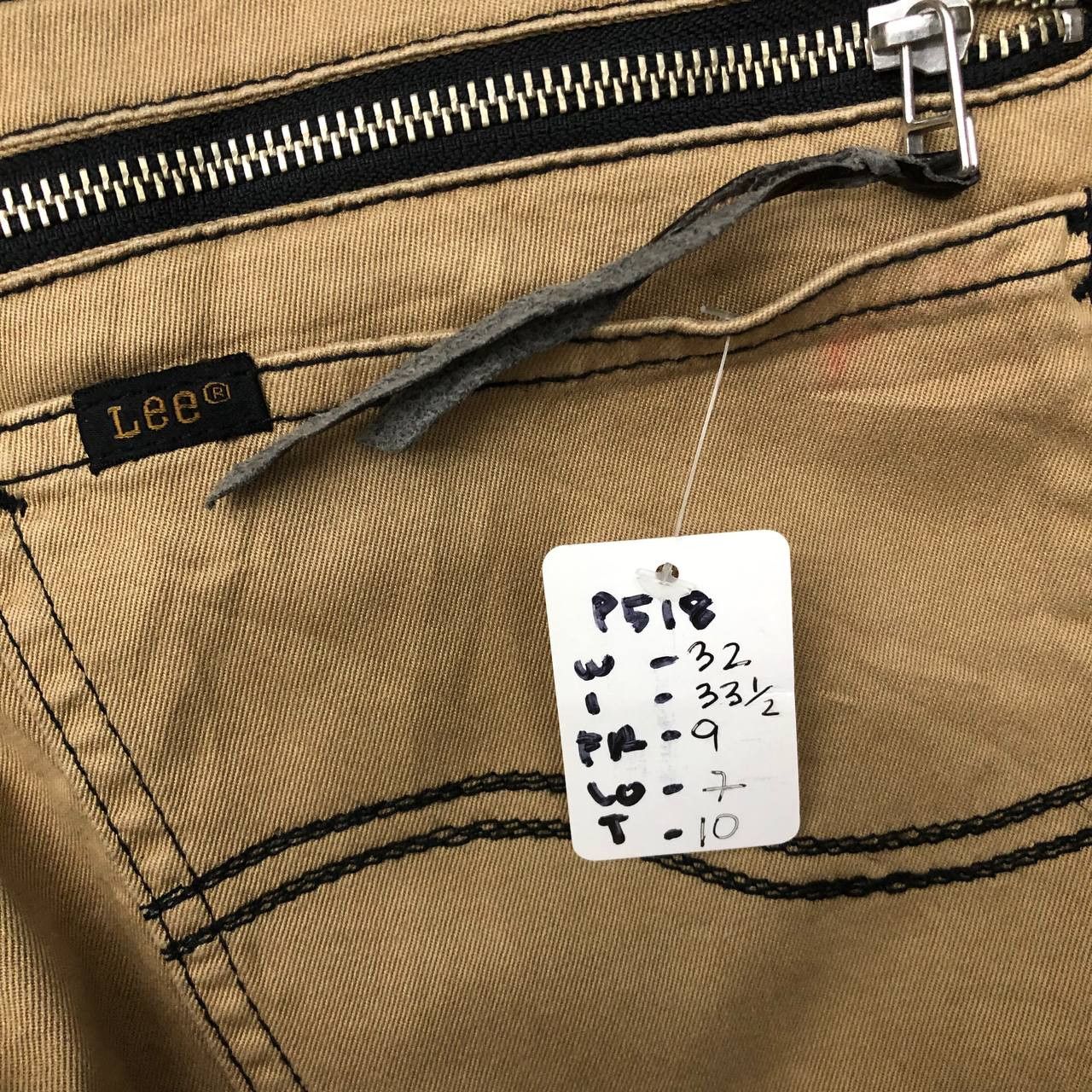 Lee P518 LEE SKINNY ZIPPER BIKER PANTS Size US 32 / EU 48 - 9 Thumbnail