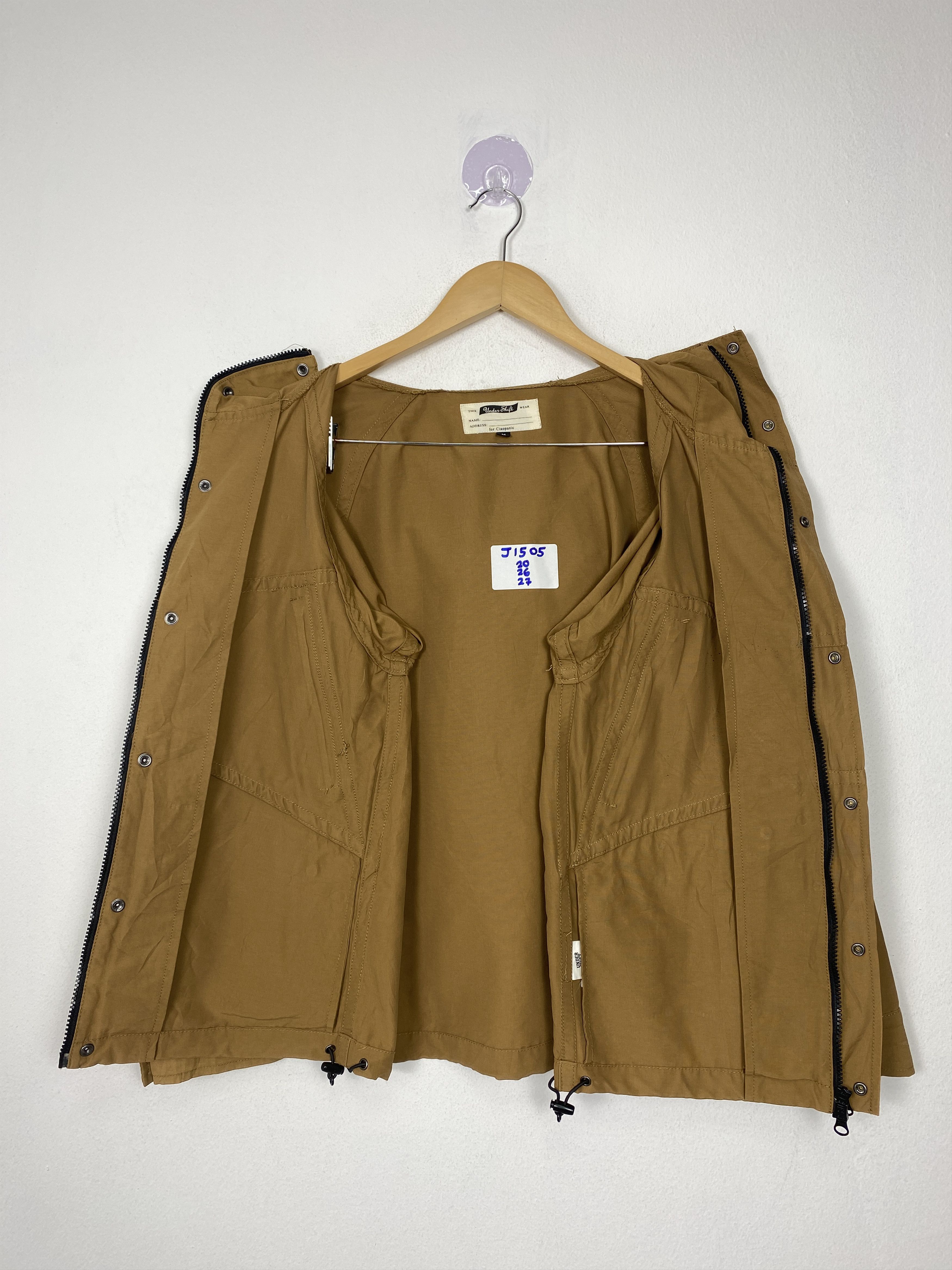 Japanese Brand Vintage Under Shift Hoodie Zip Up Jacket J1505 Size US S / EU 44-46 / 1 - 8 Thumbnail