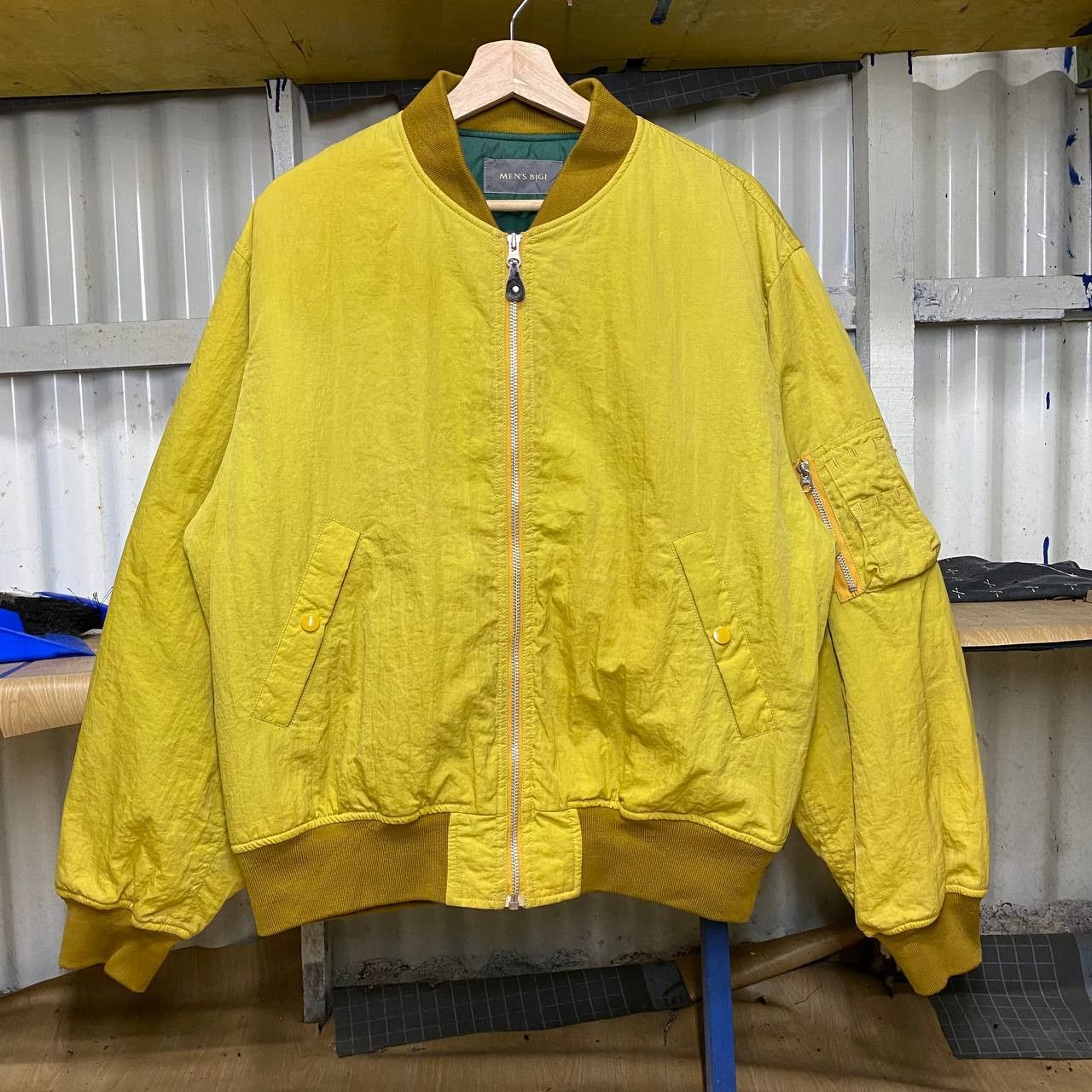 BIGI Vintage MEN'S BIGI Flight Jacket Size US L / EU 52-54 / 3 - 6 Thumbnail